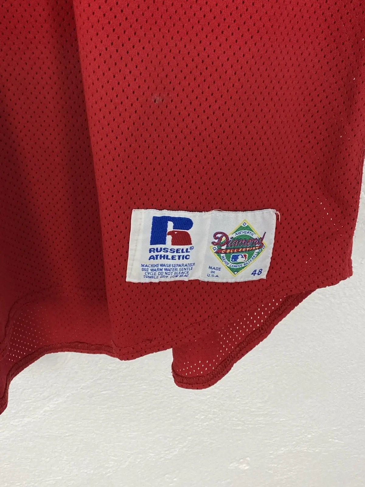 Russell Athletic 90s Vintage Russel Athletics St. Louis Cardinals MLB Jersey Size US M / EU 48-50 / 2 - 2 Thumbnail