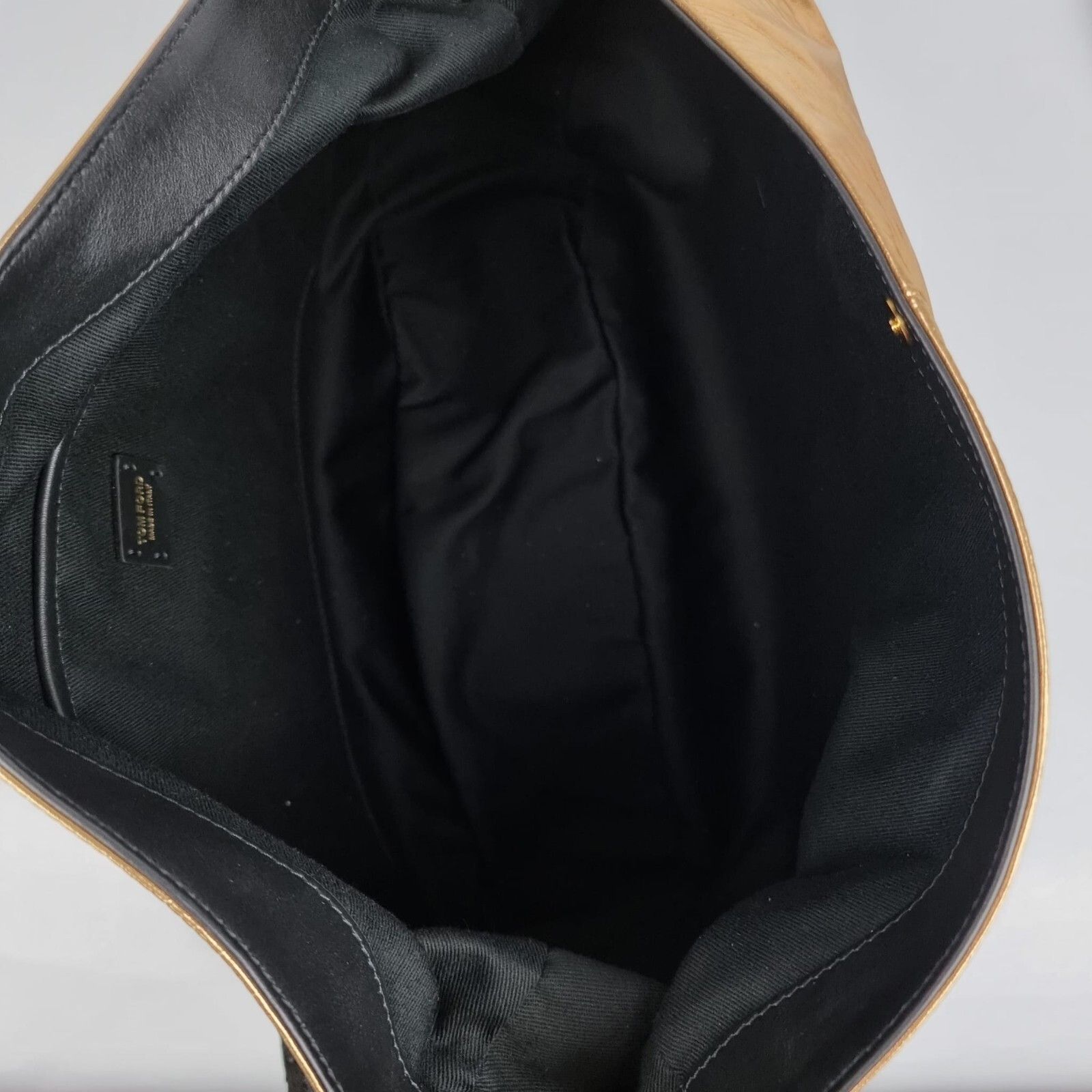 Tom Ford TOM FORD Black/Gold Shoulder Bag New Size ONE SIZE - 9 Thumbnail