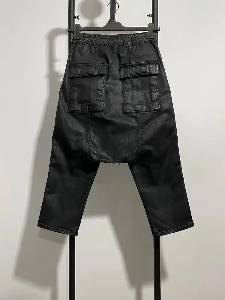 Rick Owens Sz XS Rick Owens Drkshdw Waxed Patches Shorts-2505 Size US 30 / EU 46 - 2 Thumbnail