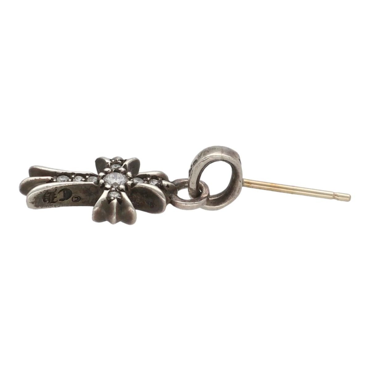 Chrome Hearts CHROME HEARTS Baby Fat PAVE Diamond earring Size ONE SIZE - 4 Thumbnail