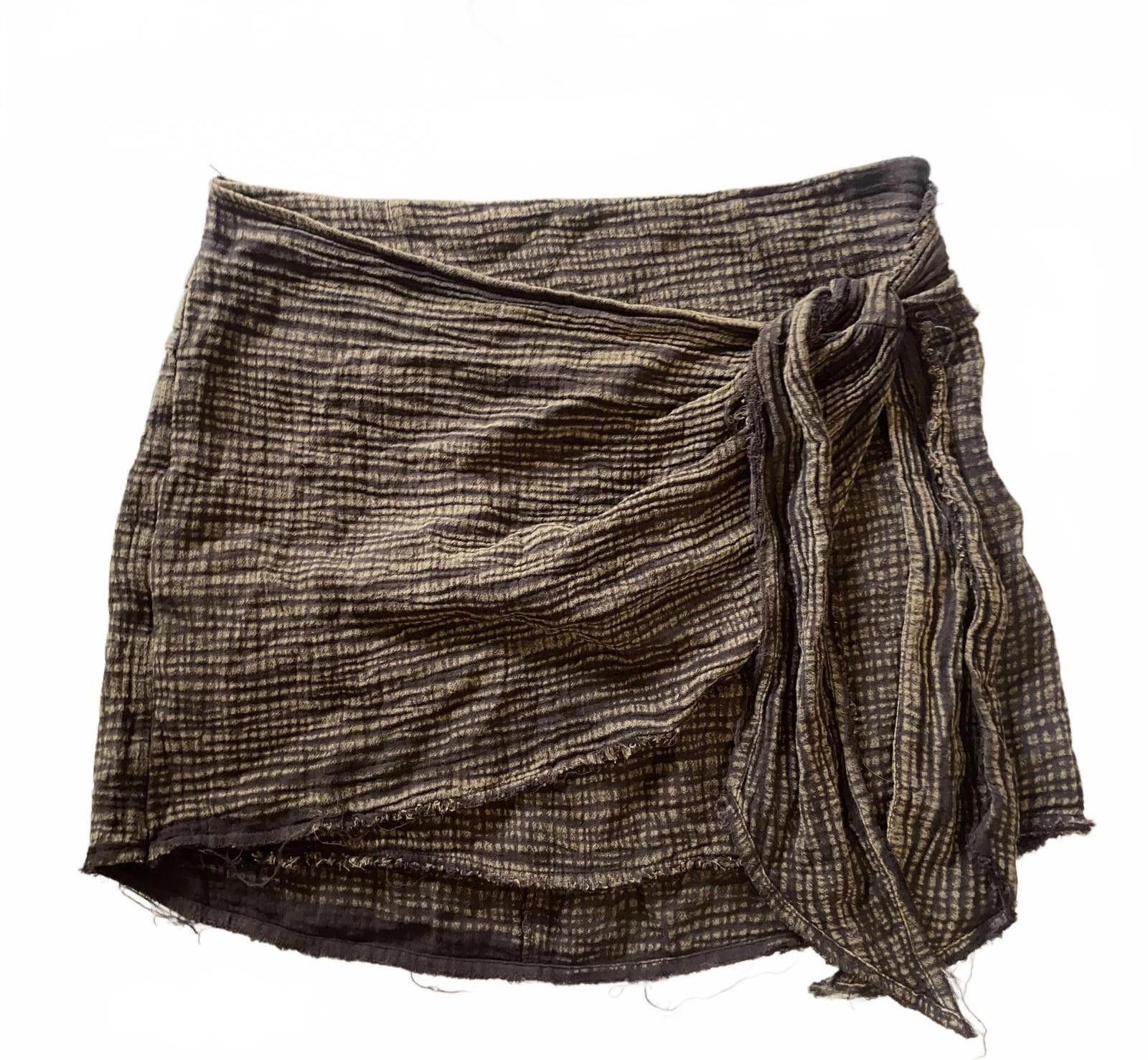 Free People Free People Boho Brown Mini Skirt S Size 28" / US 6 / IT 42 - 1 Thumbnail
