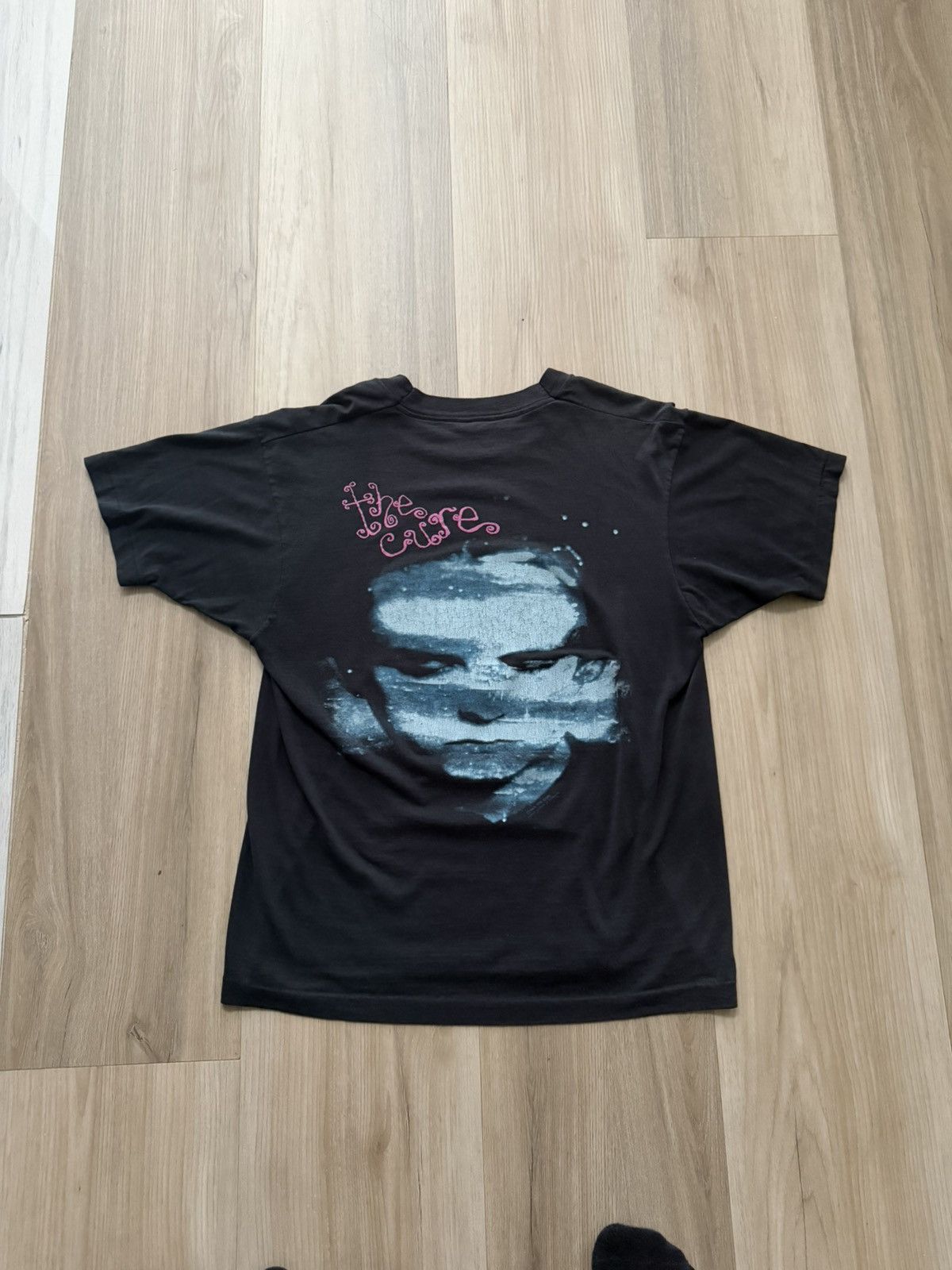 The Cure VINTAGE 1989 ROBERT SMITH THE CURE TEE Size US L / EU 52-54 / 3 - 2 Thumbnail