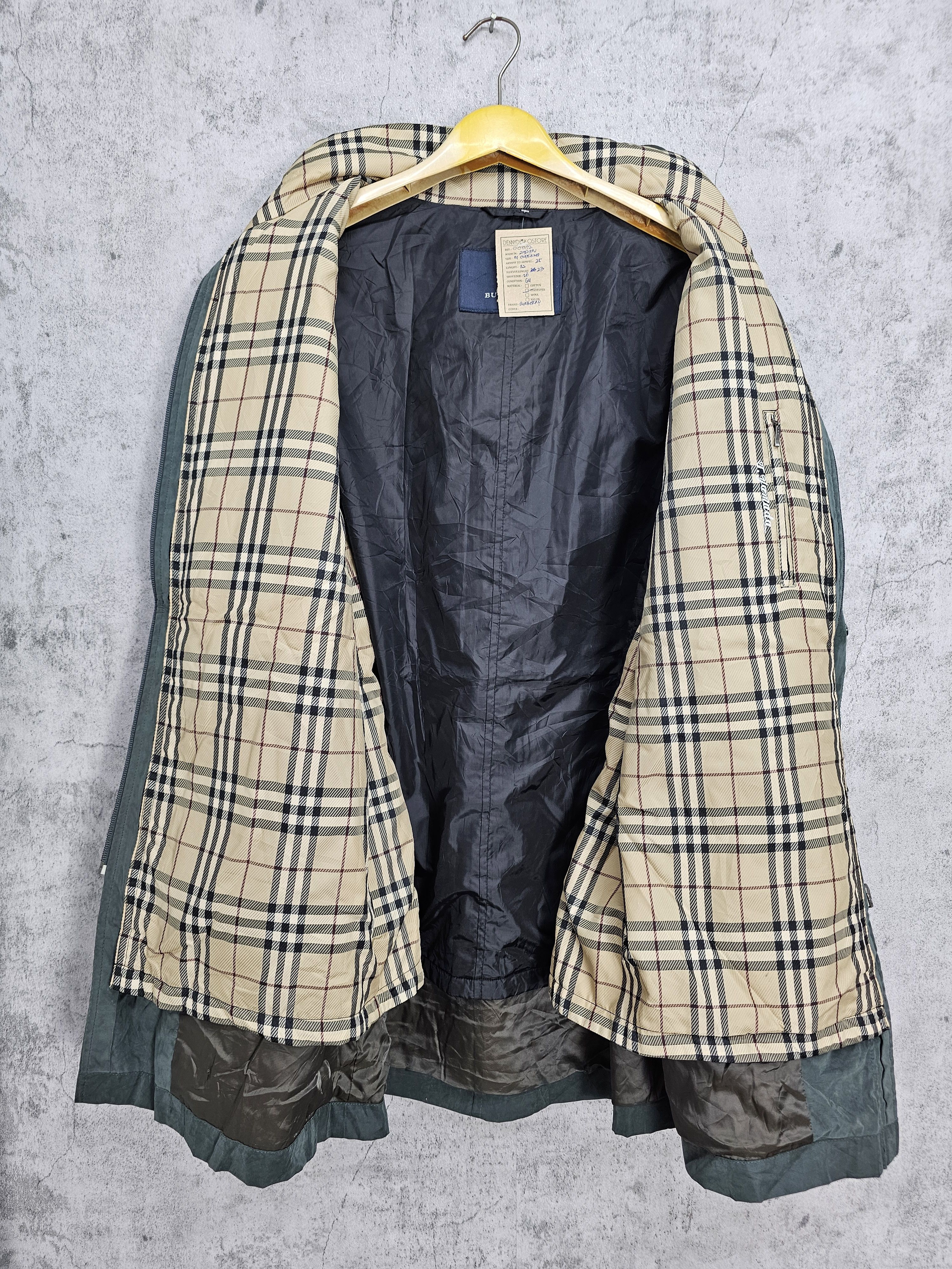 Burberry Vintage Burberry London Plaid Checked Heavy Jacket J0052 Size US M / EU 48-50 / 2 - 3 Thumbnail