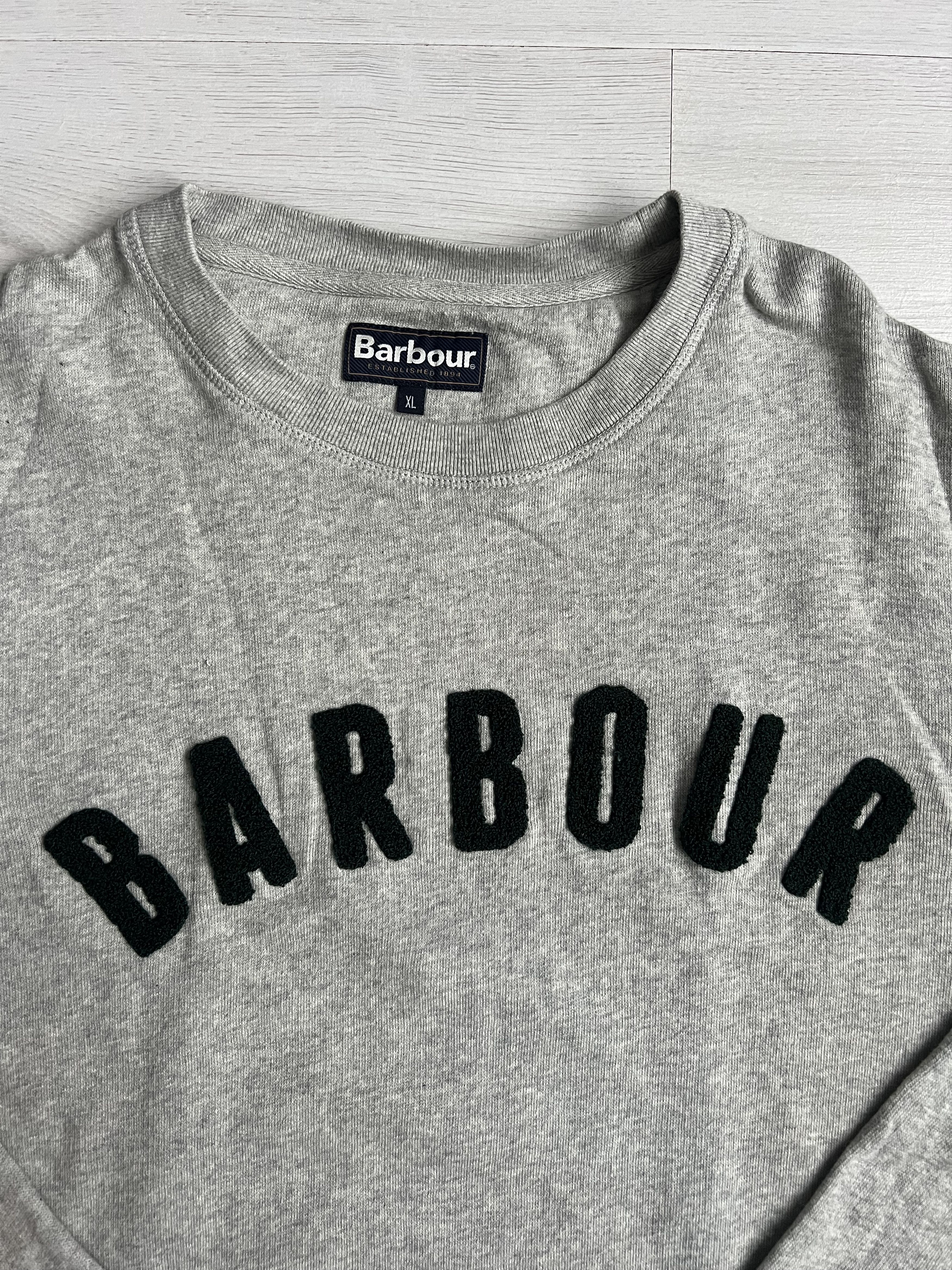 Barbour Barbour Prep Logo Crew Sweatshirt Grey Marl Size US XL / EU 56 / 4 - 3 Thumbnail