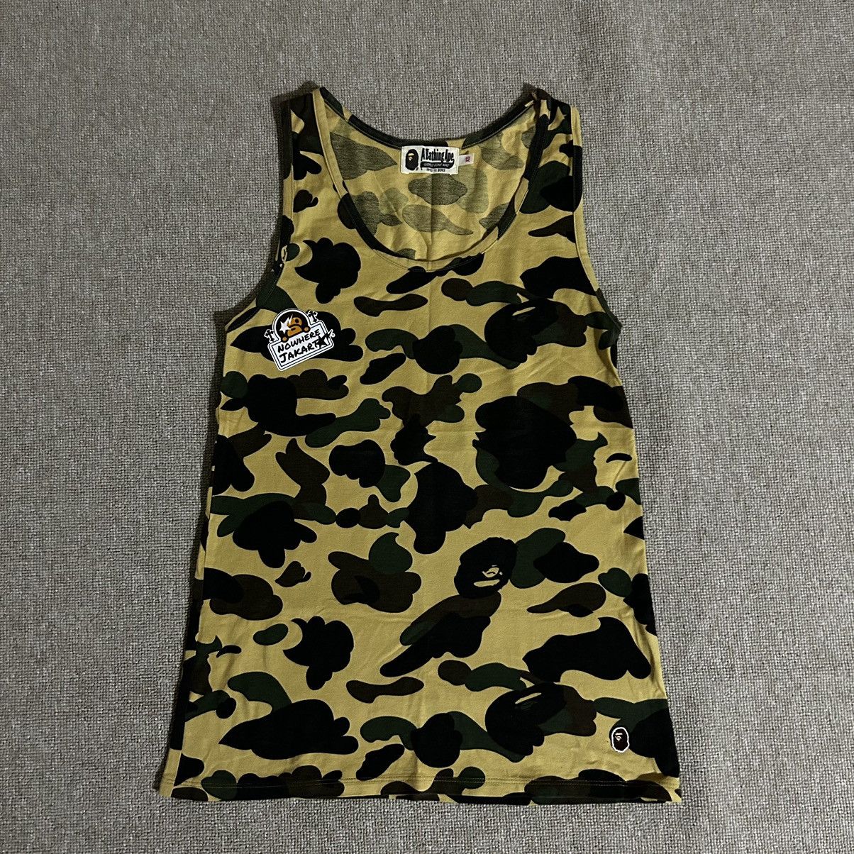 Bape Bape First Yellow Camo Tank Size XS / US 0-2 / IT 36-38 - 1 Thumbnail