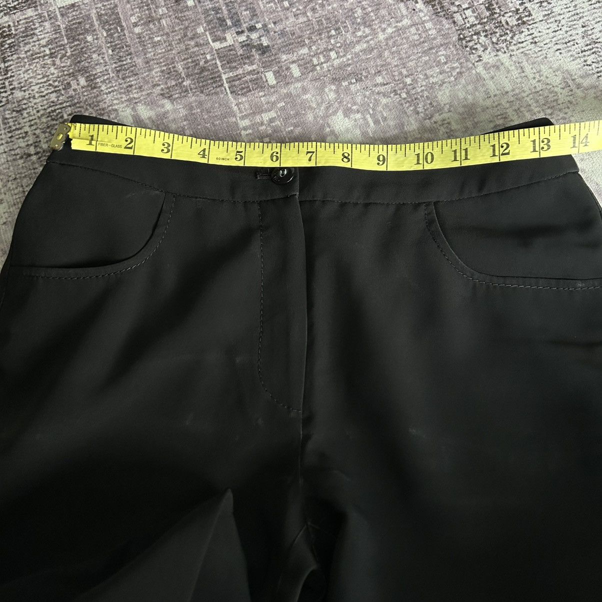 Chanel Vintage Chanel Trousers Black Pants Size 27" / US 4 / IT 40 - 18 Thumbnail