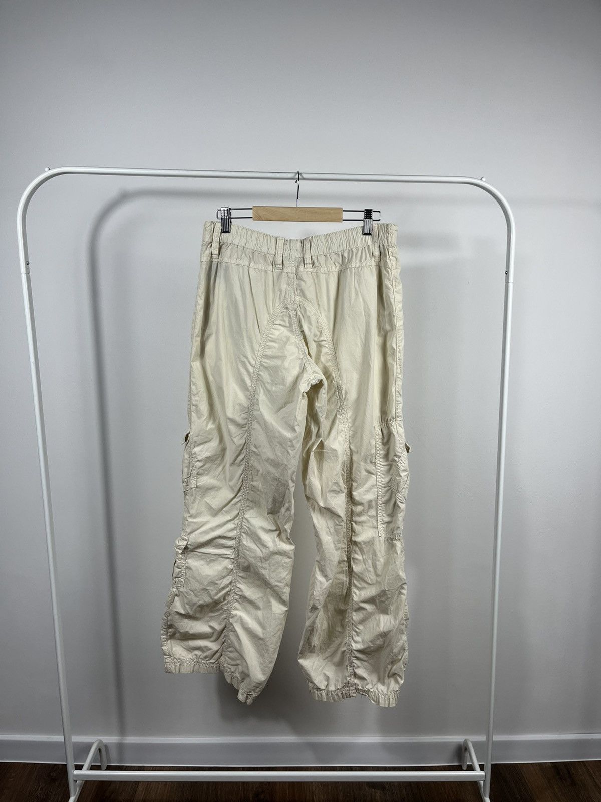 Bdg BDG Baggy Cargo Pants Cream Y2K Streetwear Size 32" / US 10 / IT 46 - 11 Thumbnail