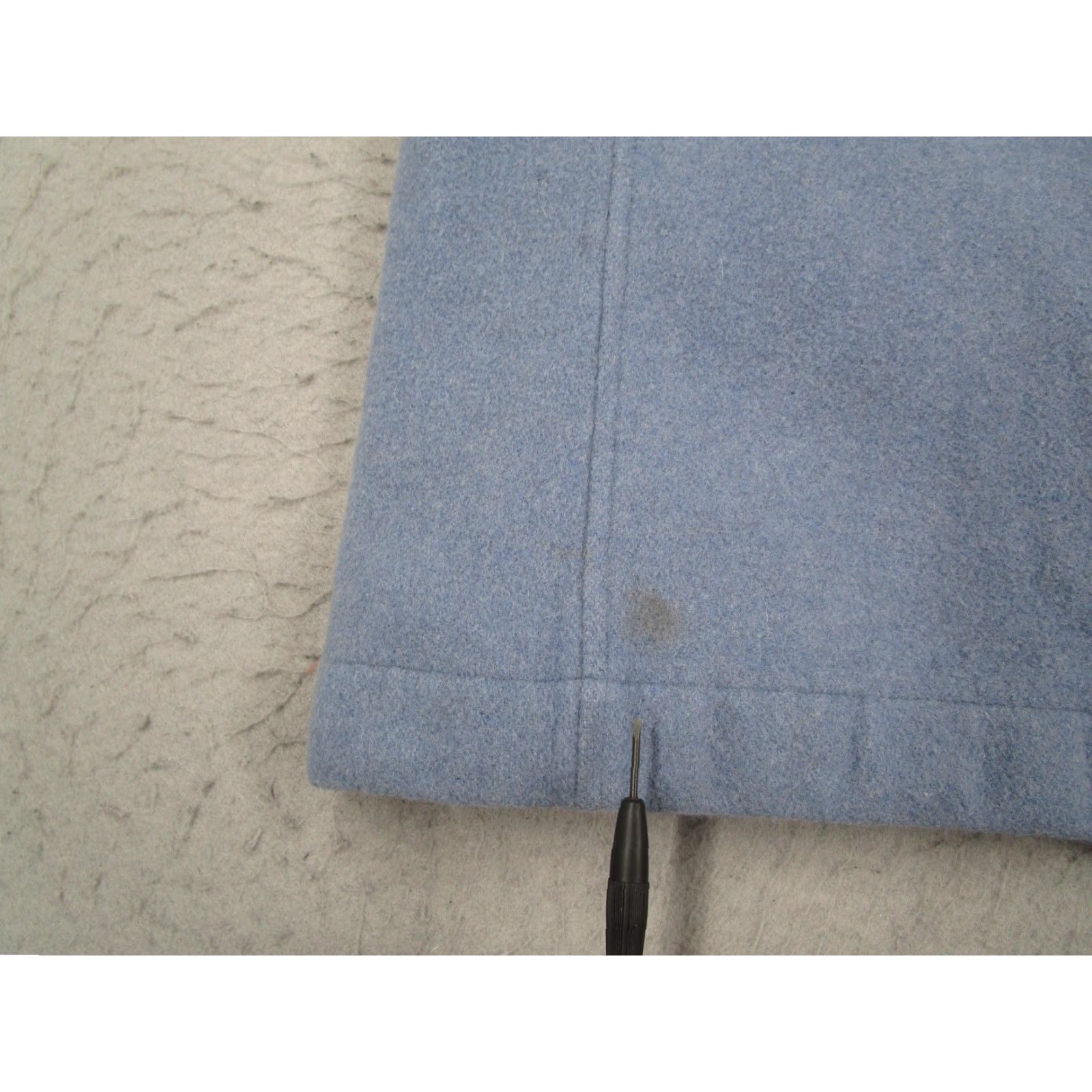 Vintage VINTAGE Woolrich Jacket Womens M Blue Haze Heather Full Zip Knit Wool 100% Short Hip-Length Casual Travel Outdoor Mens Womens Size M / US 6-8 / IT 42-44 - 7 Thumbnail