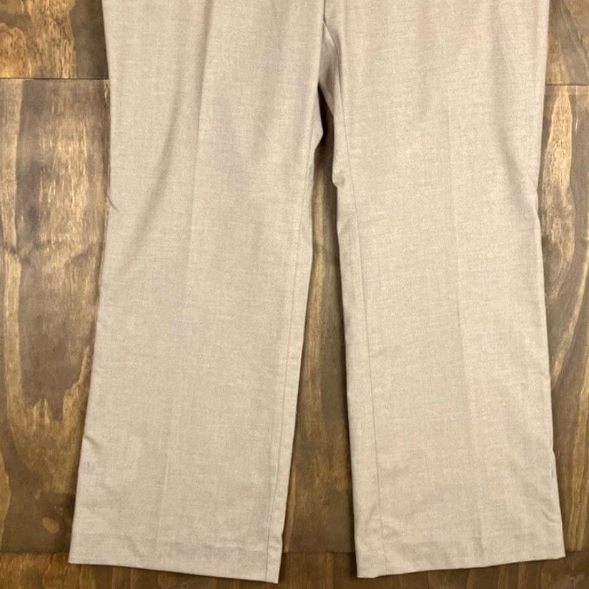 Ann Taylor Ann Taylor Factory Womens Pants Tan High Rise Loose Straight Fit Stretch 16 Size 38" / US 16 / IT 52 - 3 Thumbnail