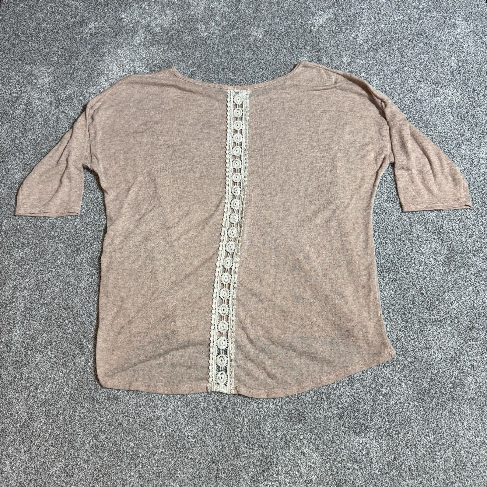 Other Boho Cottagecore Top Womens 2X Plus Floral Lace Romantic Size XXL / US 16-18 / IT 52-54 - 6 Thumbnail