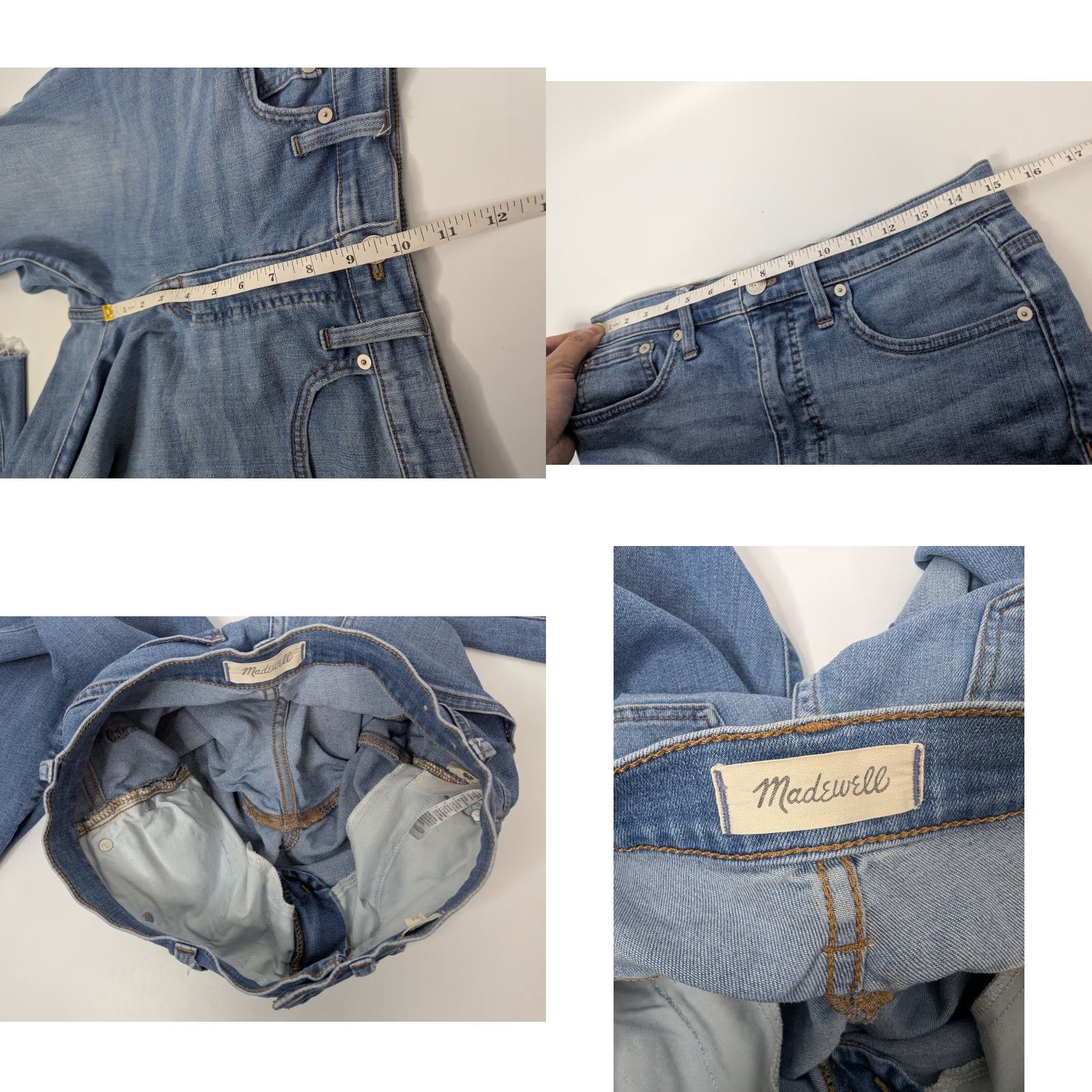 Madewell Madewell Jeans Cali Demi-Boot 5-Pocket Denim Mid Rise Slim Boots Blue Women Size 28 Size 28" / US 6 / IT 42 - 8 Thumbnail