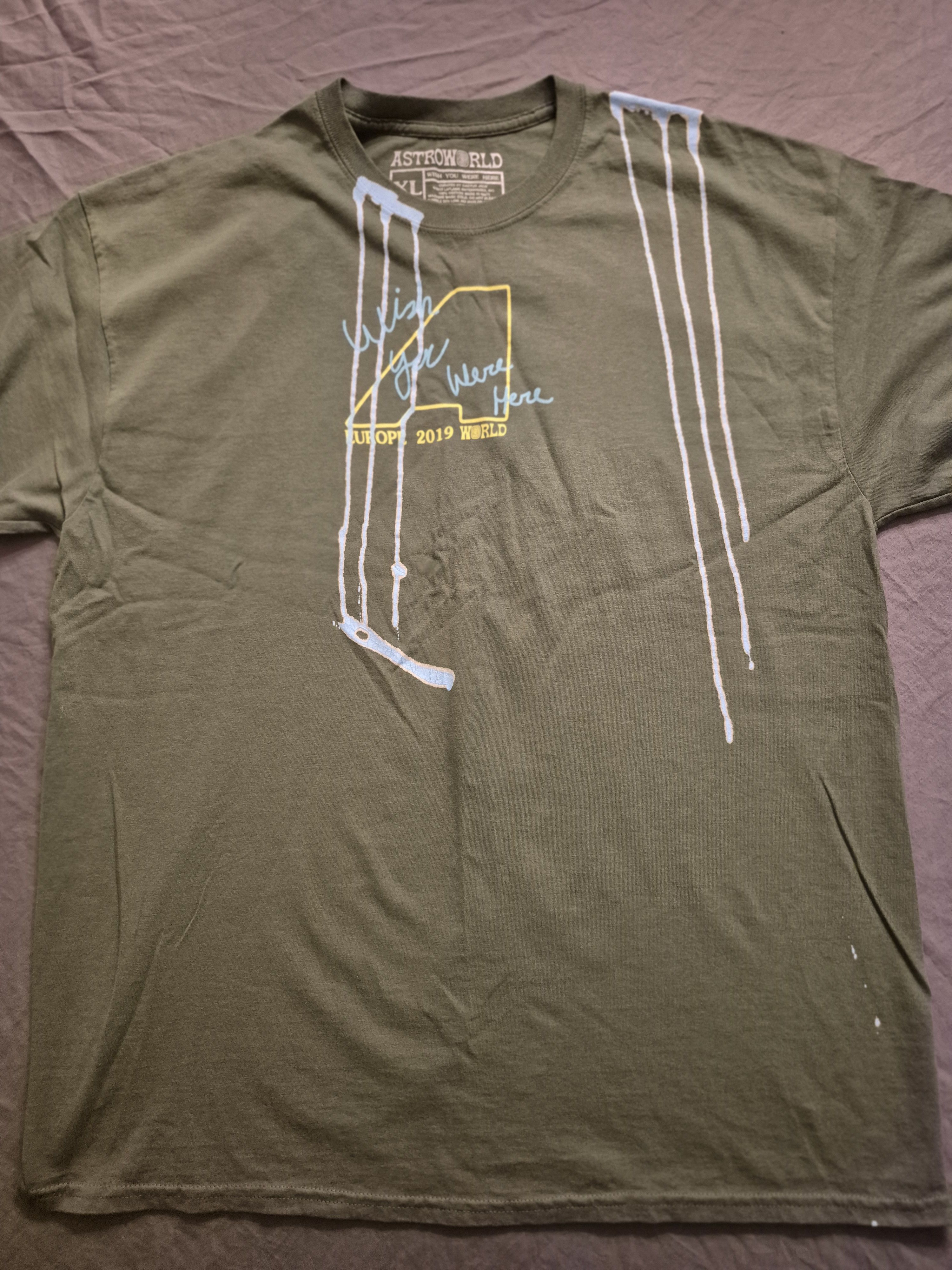 Travis Scott Travis Scott AstroWorld "Wish You Were Here" Tee Size XL Size US XL / EU 56 / 4 - 1 Thumbnail