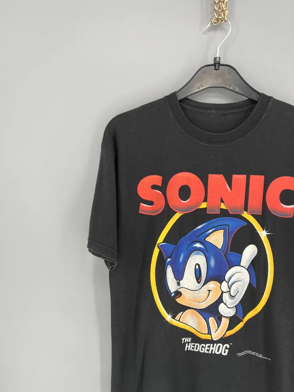 Cartoon Network Vintage Tee Sonic the Hedgehog Sega 1991 Streetwear Style Size US M / EU 48-50 / 2 - 4 Thumbnail