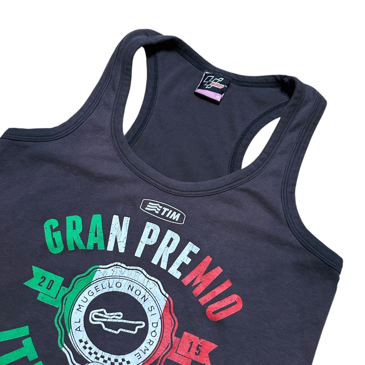 Vintage Vintage Y2K MotoGP Women’s Biker Tank Shirt Size M / US 6-8 / IT 42-44 - 6 Thumbnail