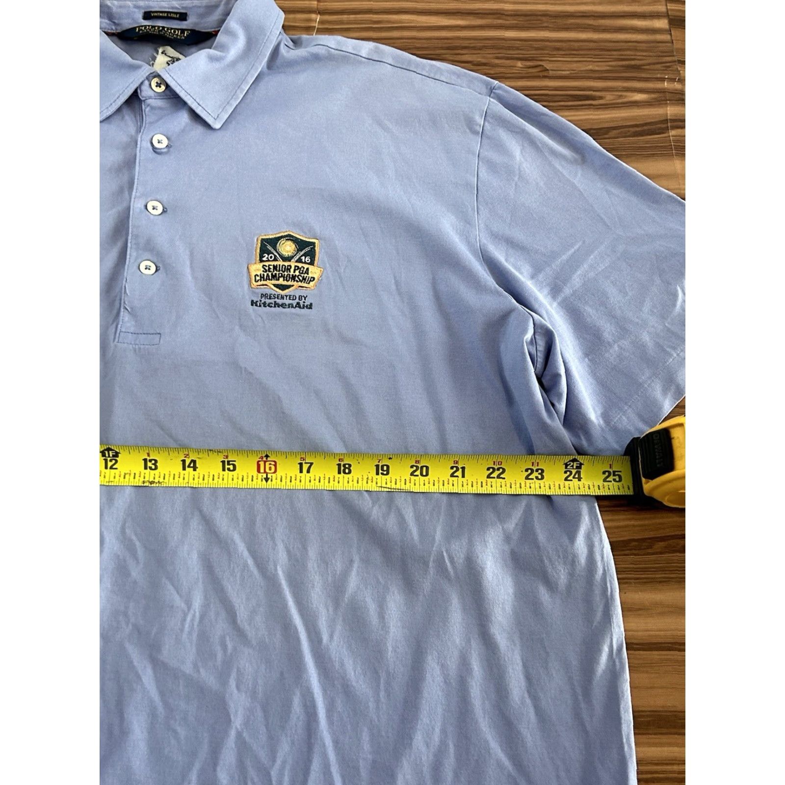 Polo Ralph Lauren VINTAGE Polo Golf Ralph Lauren Golf Shirt Mens XL Purple Size US XL / EU 56 / 4 - 4 Thumbnail