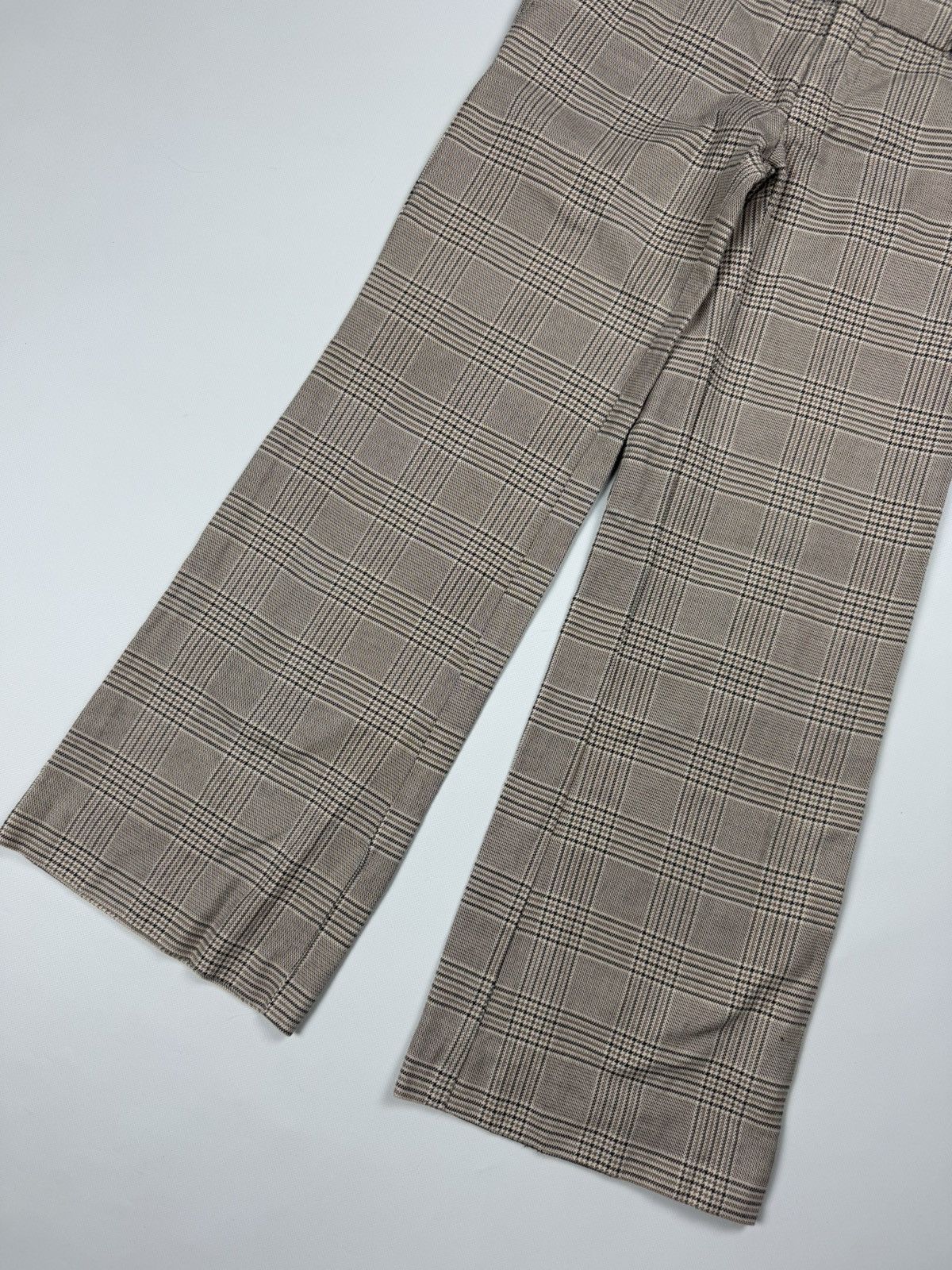 Japanese Brand × Michiko Koshino Michiko Koshino Ladies Plaid Cropped Chino Pants Trousers Size 26" / US 2 / IT 38 - 5 Thumbnail