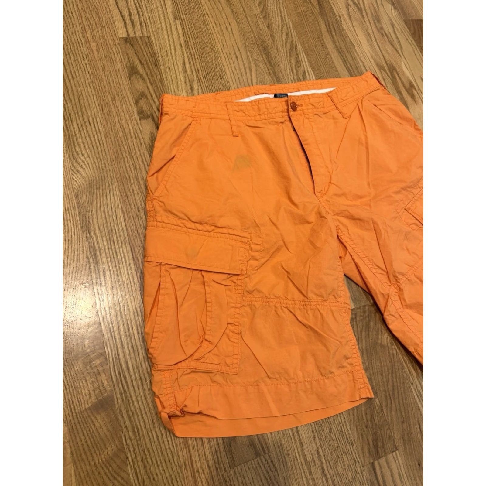 Polo Ralph Lauren VINTAGE Polo Ralph Lauren Cargo Shorts Men’s 34 Orange Lightweight Cotton 90s Army Casual Cargo Shorts Mens Orange Cotton Size US S / EU 44-46 / 1 - 2 Thumbnail