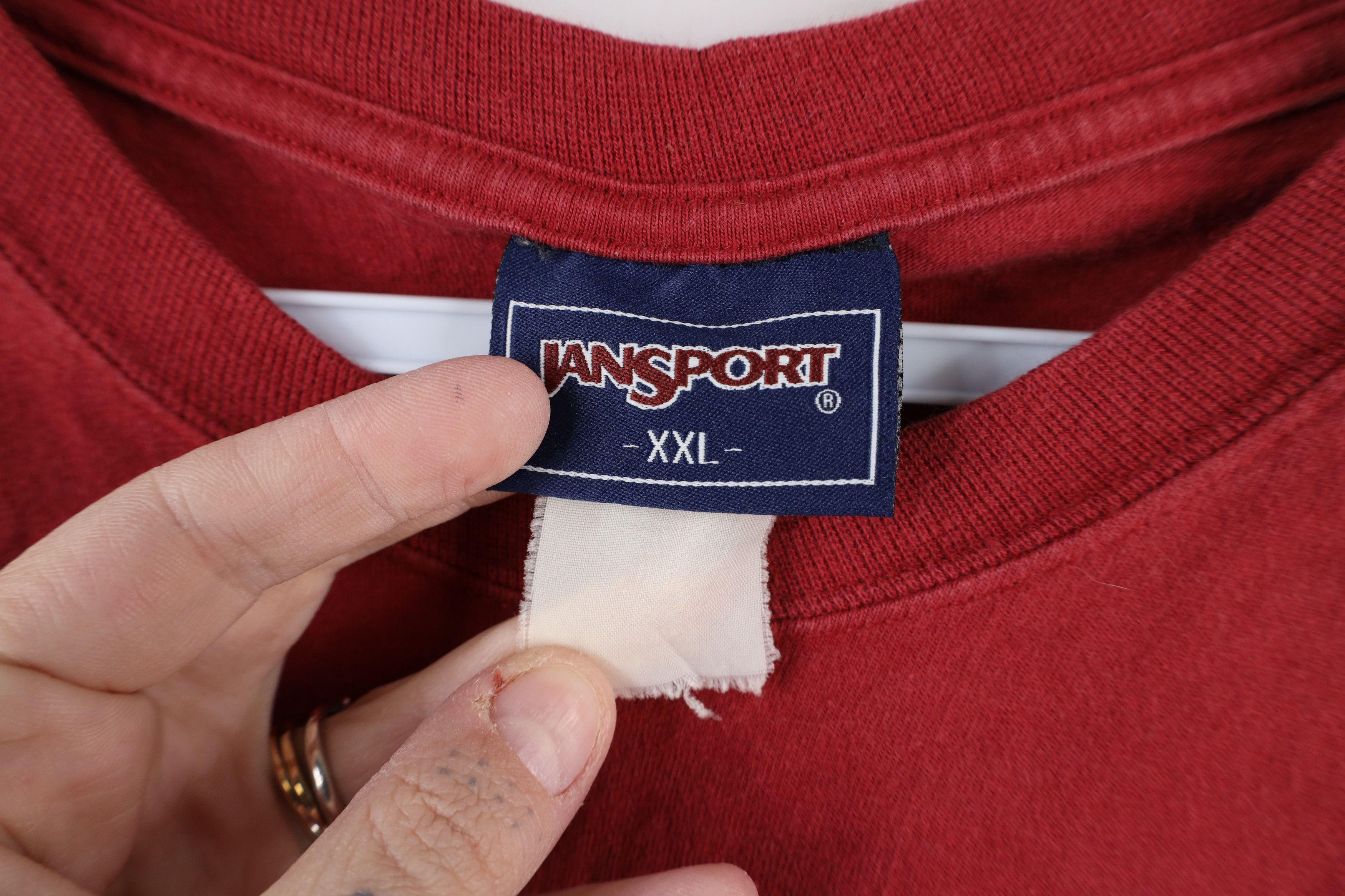 Vintage Vintage 90s University of Denver Long Sleeve T-Shirt Red Size US XXL / EU 58 / 5 - 8 Thumbnail