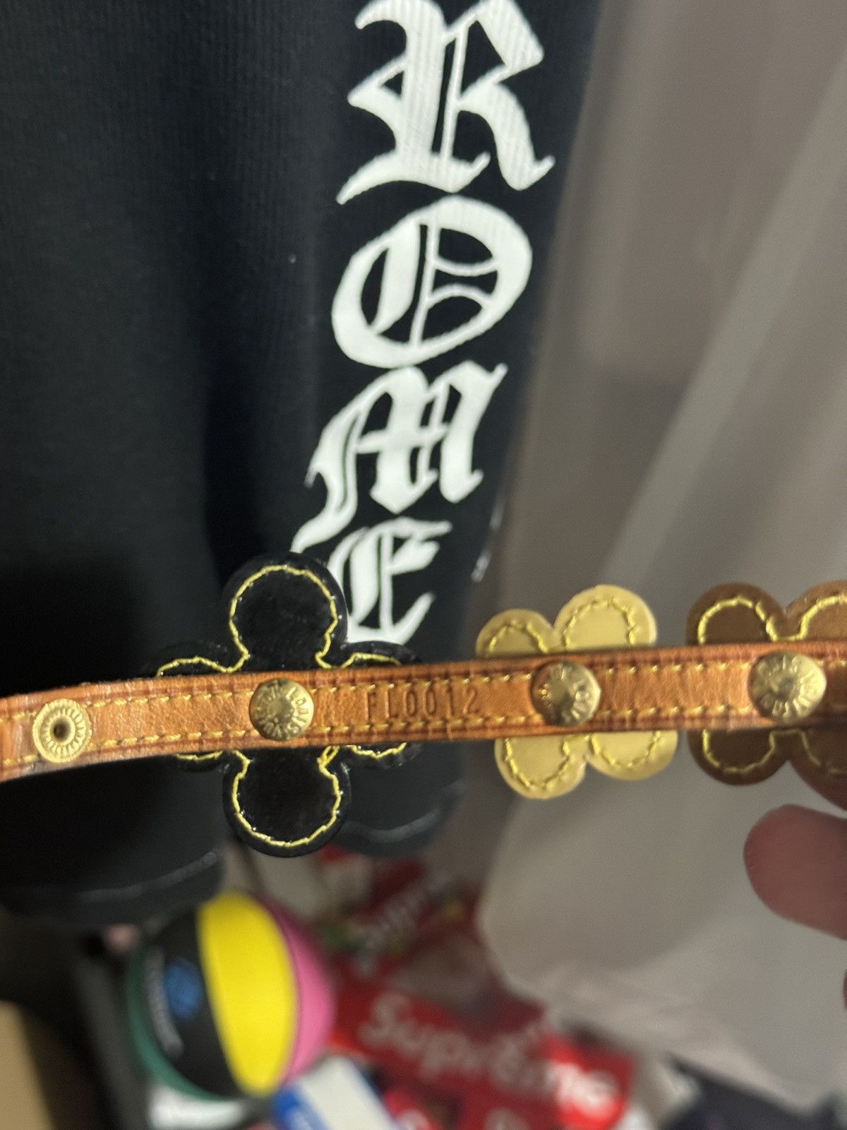 Louis Vuitton Louis Vuitton Fleur Vachetta Vernis Leather Bracelet Size ONE SIZE - 8 Thumbnail