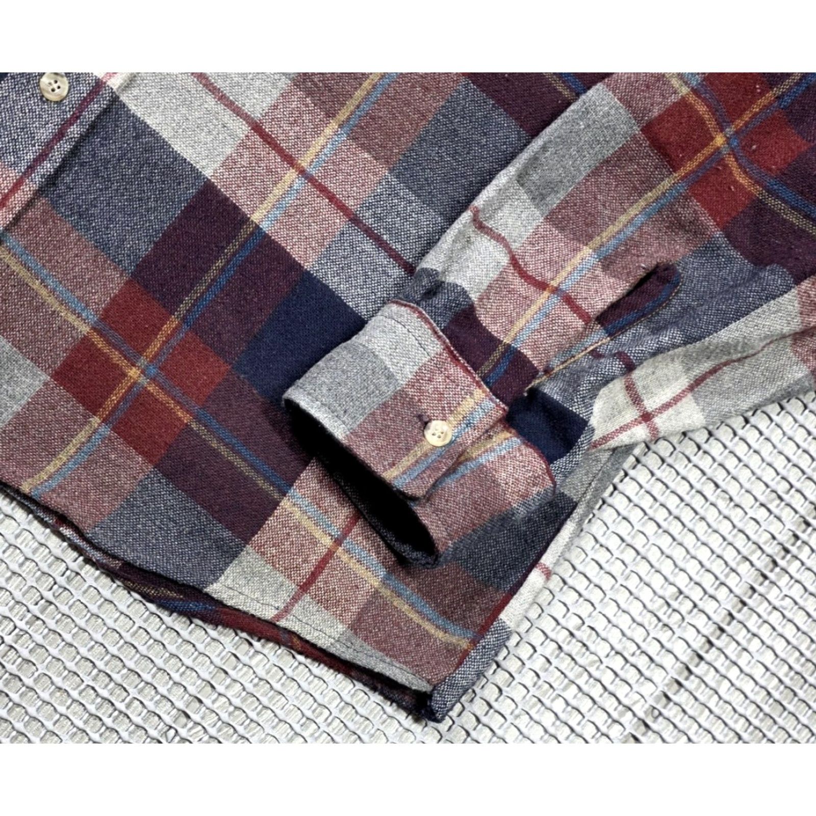 Wrangler VINTAGE Wrangler Shirt Mens XL Wool Blend Flannel Plaid Button Up USA Made 80s Size US XL / EU 56 / 4 - 7 Thumbnail