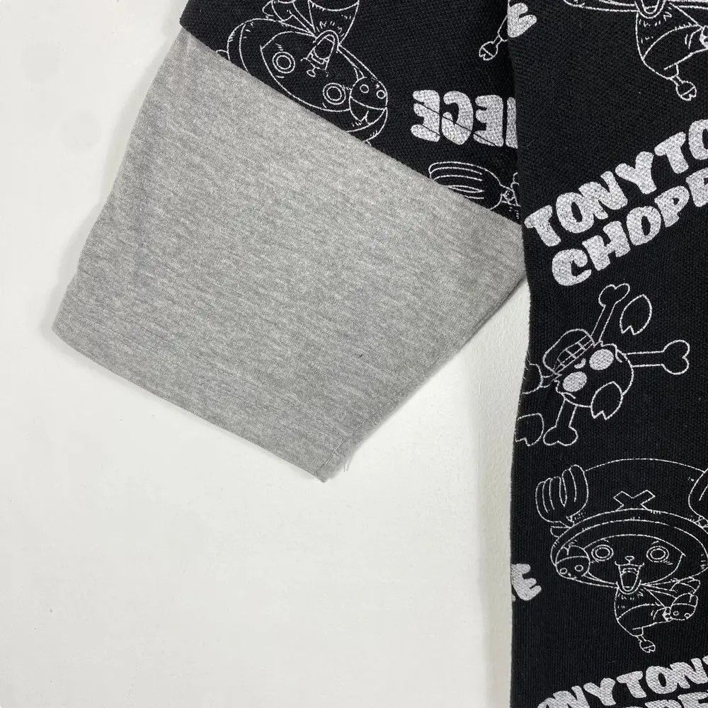 Anime Vintage ONE PIECE Tony Tony Chopper Anime Double Layer Polo Size US L / EU 52-54 / 3 - 3 Thumbnail