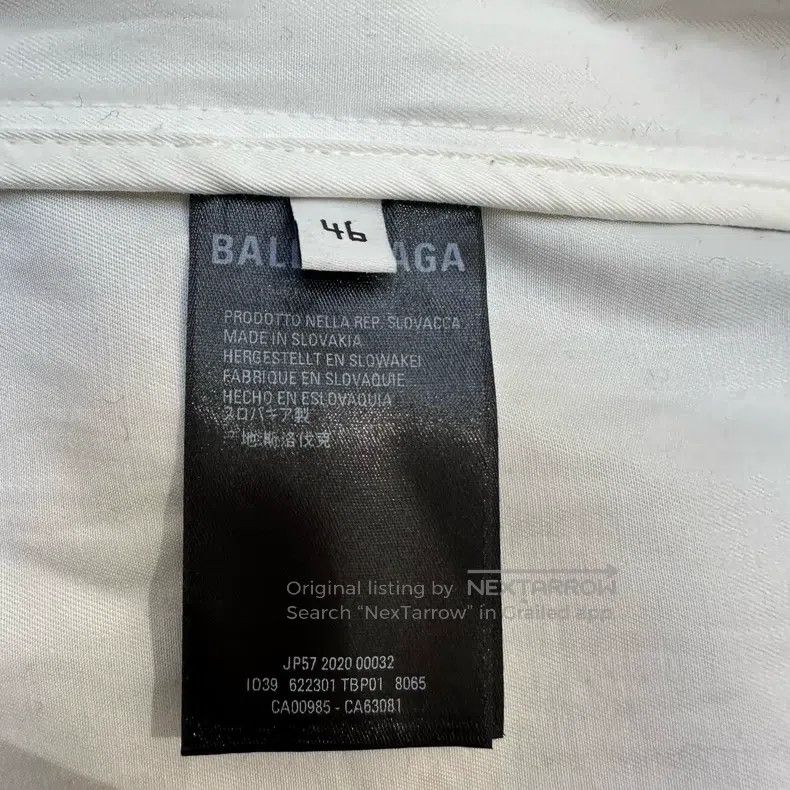 Balenciaga Balenciaga Black and White Windbreaker Jacket Size US S / EU 44-46 / 1 - 4 Thumbnail