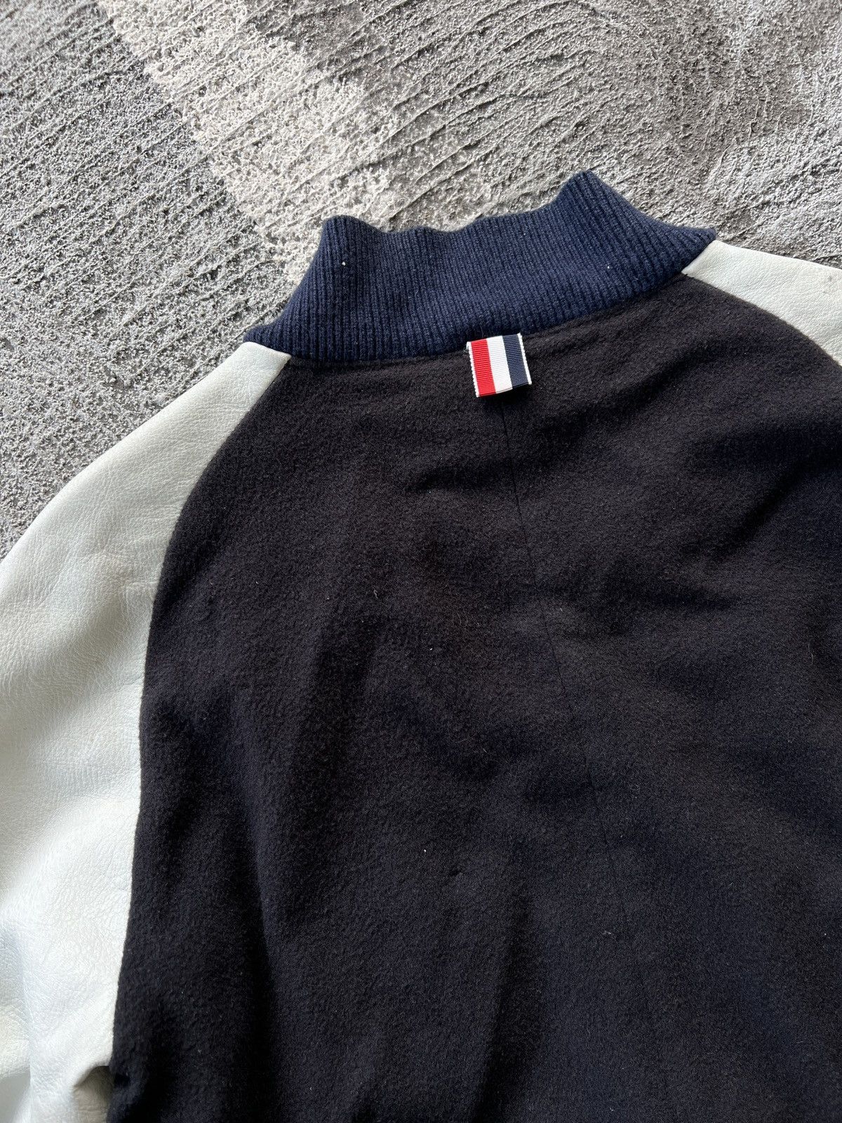 Thom Browne Thom Browne Varsity Leather Jacket Size US M / EU 48-50 / 2 - 8 Thumbnail