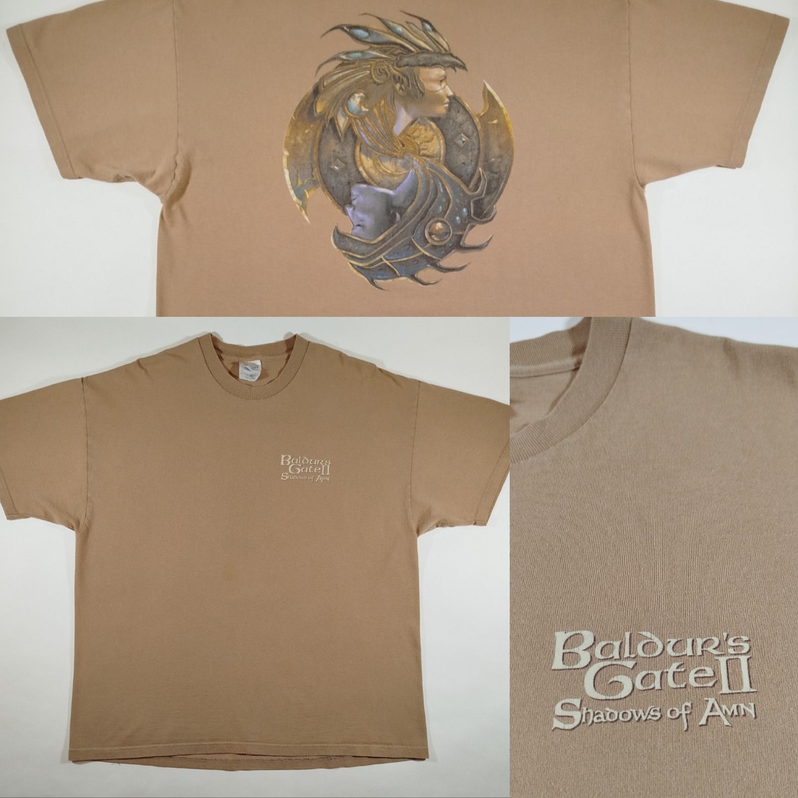 Vintage Vintage 2000 Baldurs Gate II Shadows Of Amn Promo T shirt xl Size US XL / EU 56 / 4 - 1 Thumbnail
