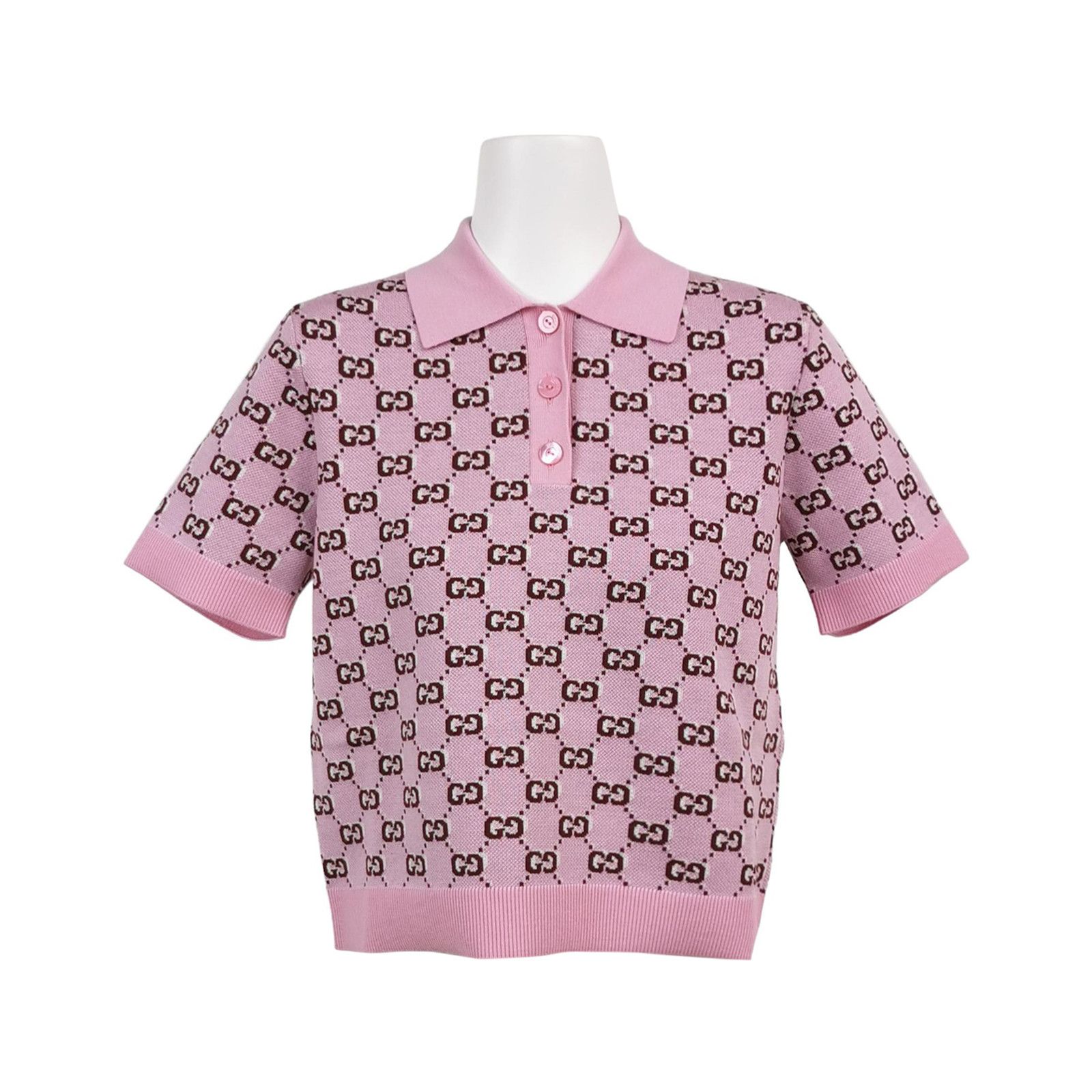 Gucci Gucci GG Logo Polo Knit Size XS Size XS / US 0-2 / IT 36-38 - 1 Thumbnail
