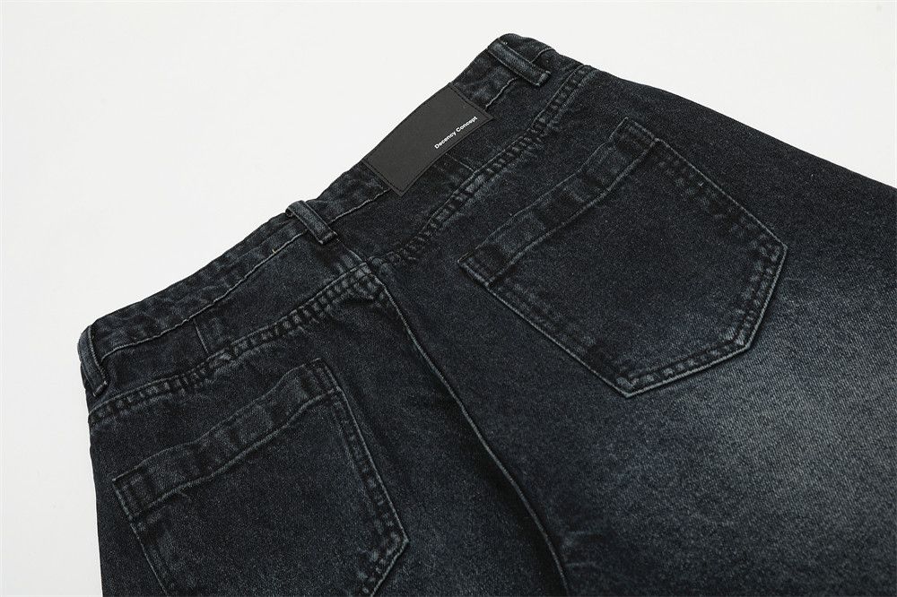 Japanese Brand × Jean American hip-hop retro washed distressed scimitar jeans Size US 32 / EU 48 - 6 Thumbnail