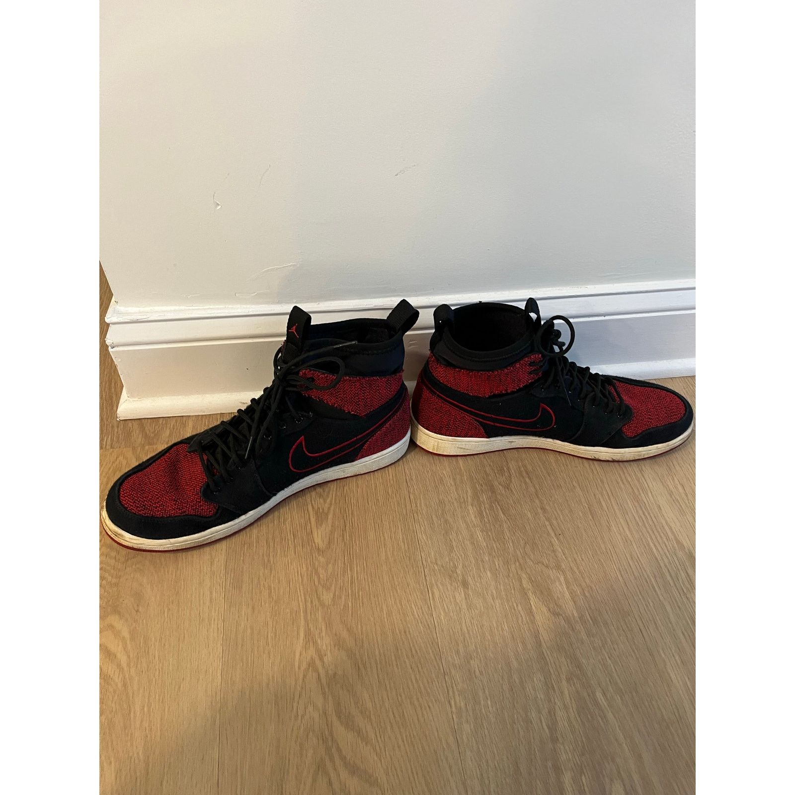 Nike Nike Air Jordan 1 High Banned Bred Ultra 2016 Size US 12 / EU 45 - 3 Thumbnail