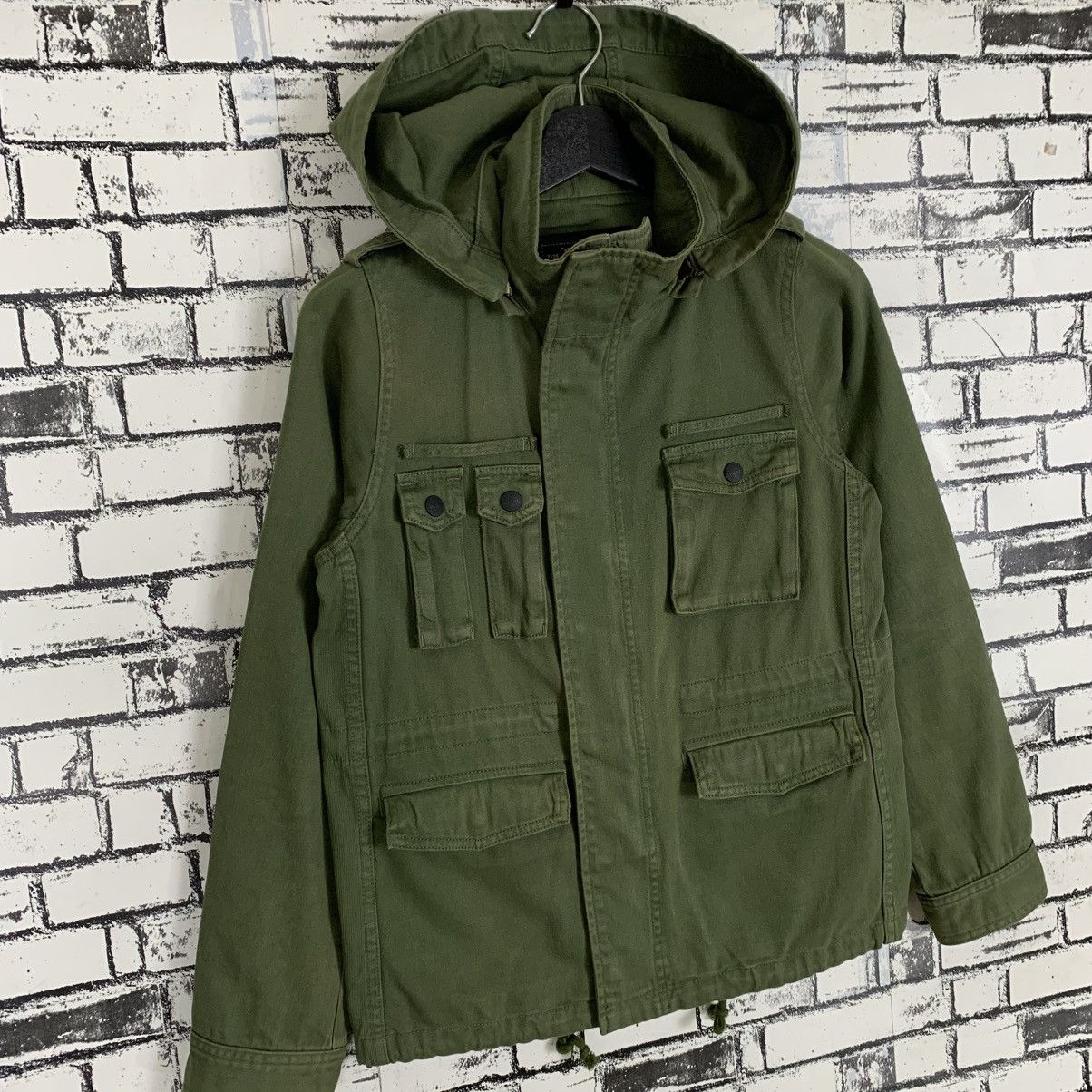 Designer × Japanese Brand × Vintage Vintage X-Girl Army Jacket Size US S / EU 44-46 / 1 - 3 Thumbnail