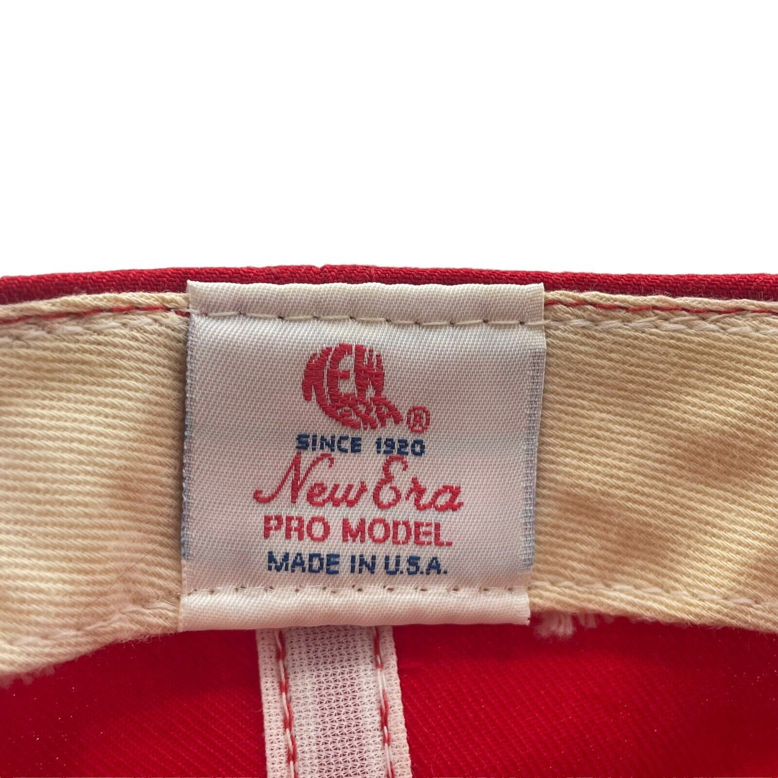New Era VTG 80s Boston Red Sox New Era Pro Model Hat USA Sz 7 1/4 Size ONE SIZE - 7 Thumbnail