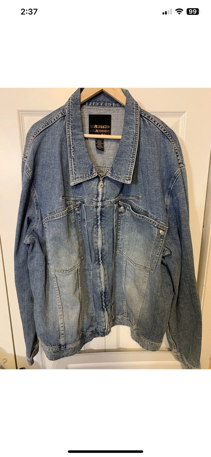 Marithe + Francois Girbaud Vintage Marithe Francois Girbaud mens sz XXXL denim jacket Size US XXL / EU 58 / 5 - 9 Thumbnail
