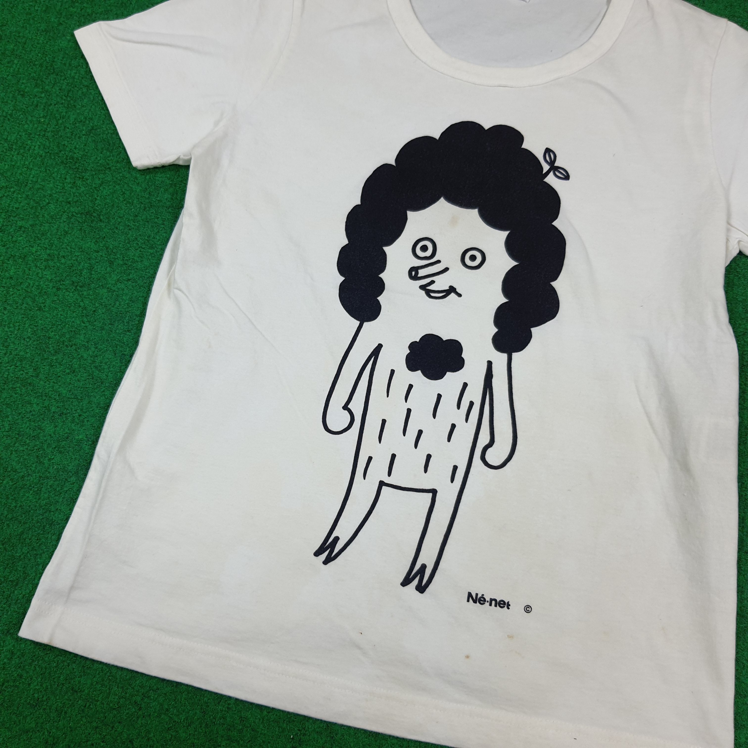 Ne-Net Vintage Ne-Net by Issey Miyake Japan Graphic Tshirt C294N4 Size US XS / EU 42 / 0 - 2 Thumbnail