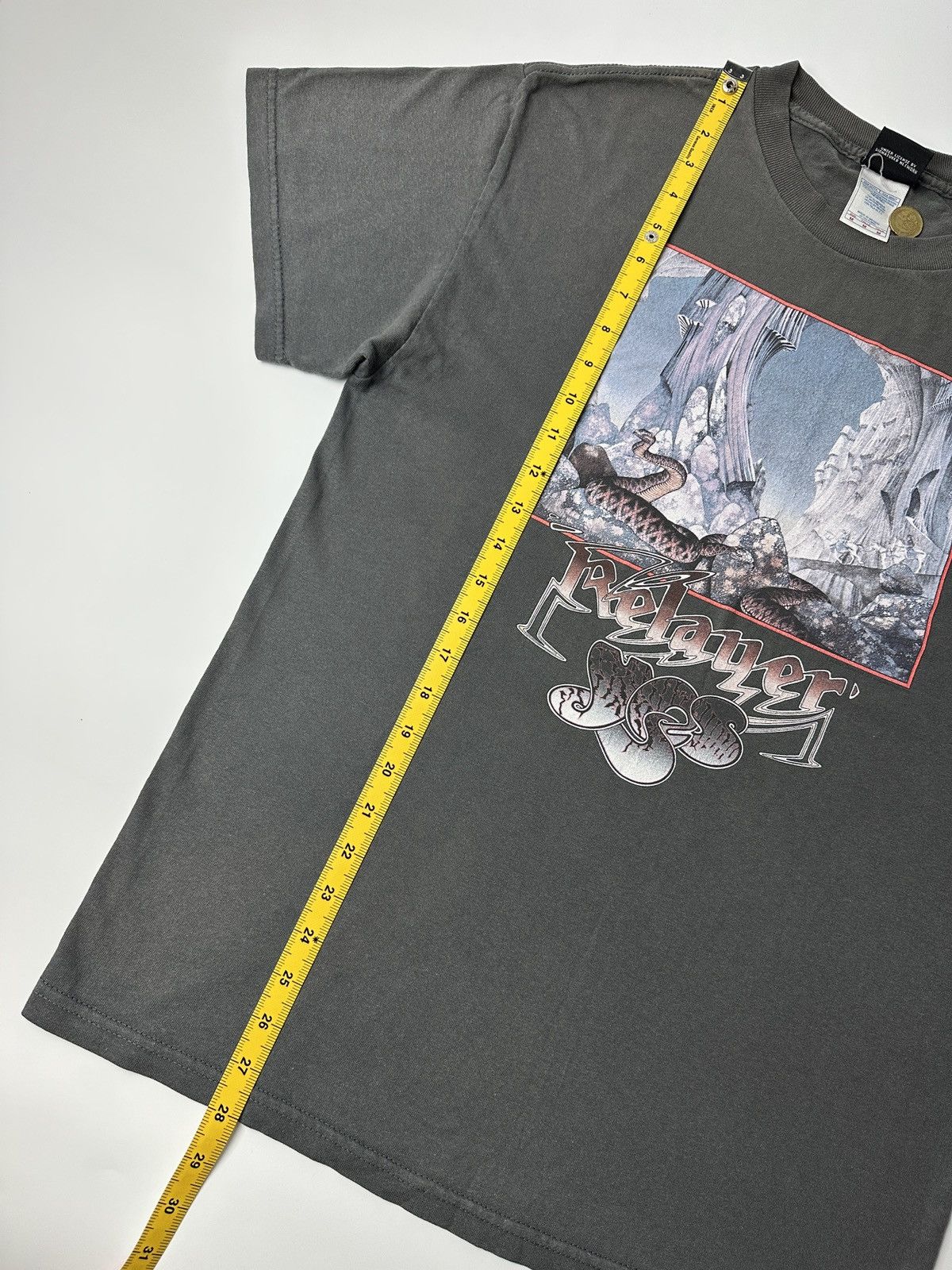 Band Tees VINTAGE YES RELAYER SNAKE ROCK BAND TEE , SHIRT Size US M / EU 48-50 / 2 - 12 Thumbnail