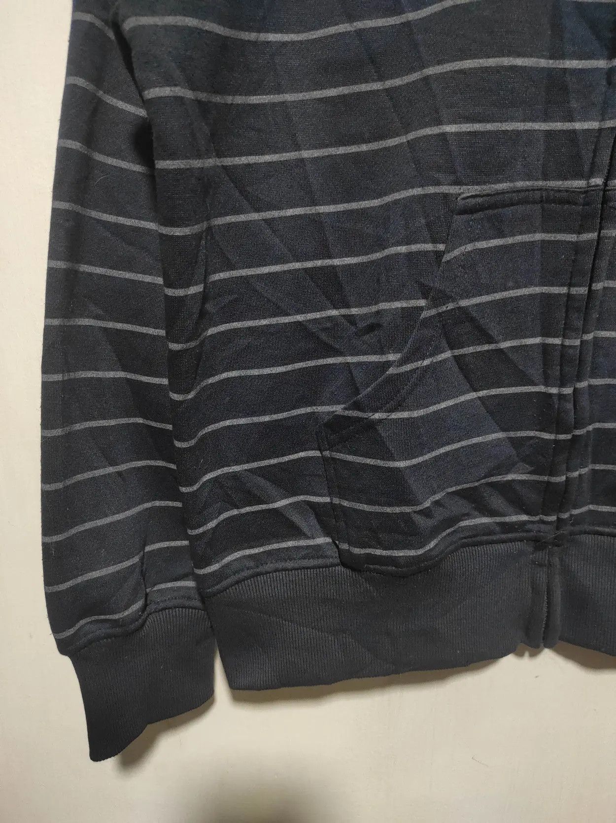 Japanese Brand Londoner Anporio Jeans stripe zip fur hoodie ifsix LGB style Size US L / EU 52-54 / 3 - 5 Thumbnail