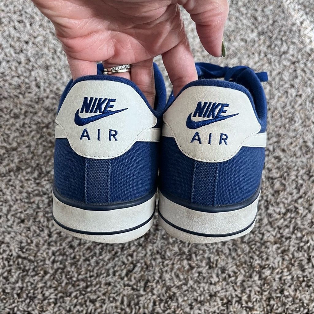 Nike Hyper Blue & White Nike Air Force Fabric Sneakers - Mens 11 Size US 11 / EU 44 - 6 Thumbnail