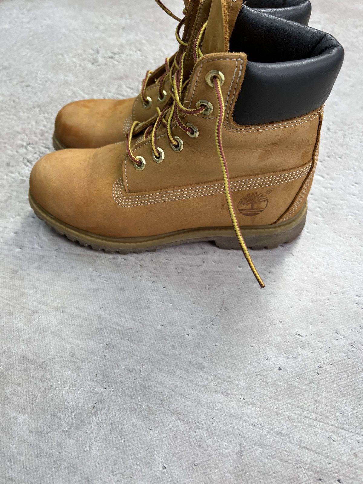 Timberland Rare leather brown timberland high boots y2k Size US 7 / EU 40 - 4 Thumbnail