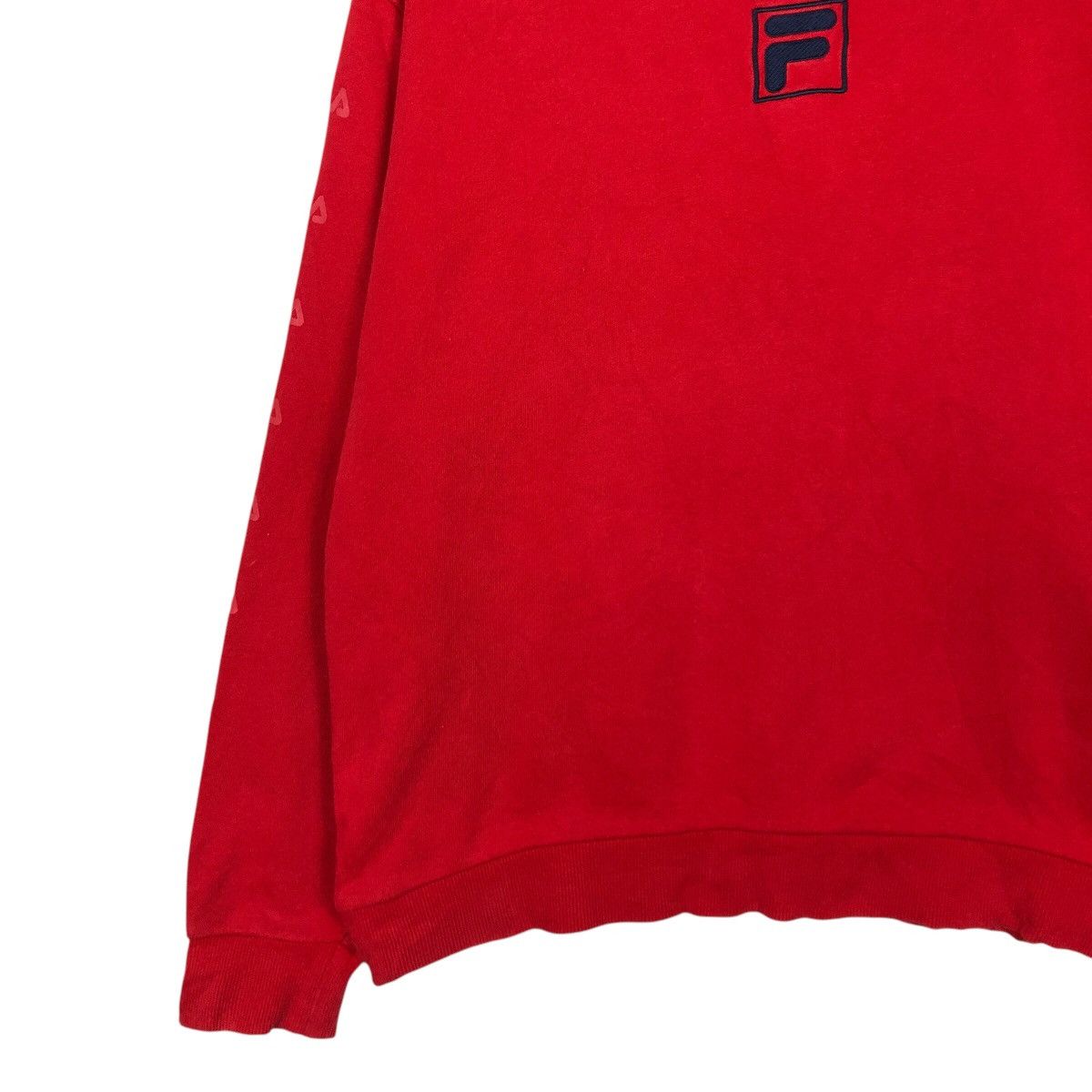 Japanese Brand 📌Vintage Sweatshirt Fila Centre Logo Big Logo Size US M / EU 48-50 / 2 - 5 Thumbnail