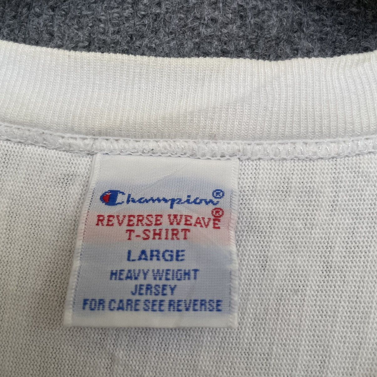 Champion × Vintage Vintage 90s Champion Reverse Weave Single Camo Pocket Tee Size US L / EU 52-54 / 3 - 3 Thumbnail