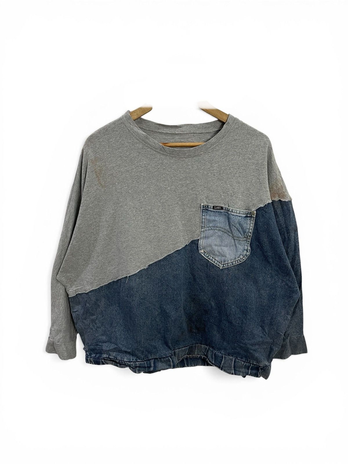 Lee Vintage Lee Custom Denim Sweatshirt Size US XXL / EU 58 / 5 - 1 Thumbnail