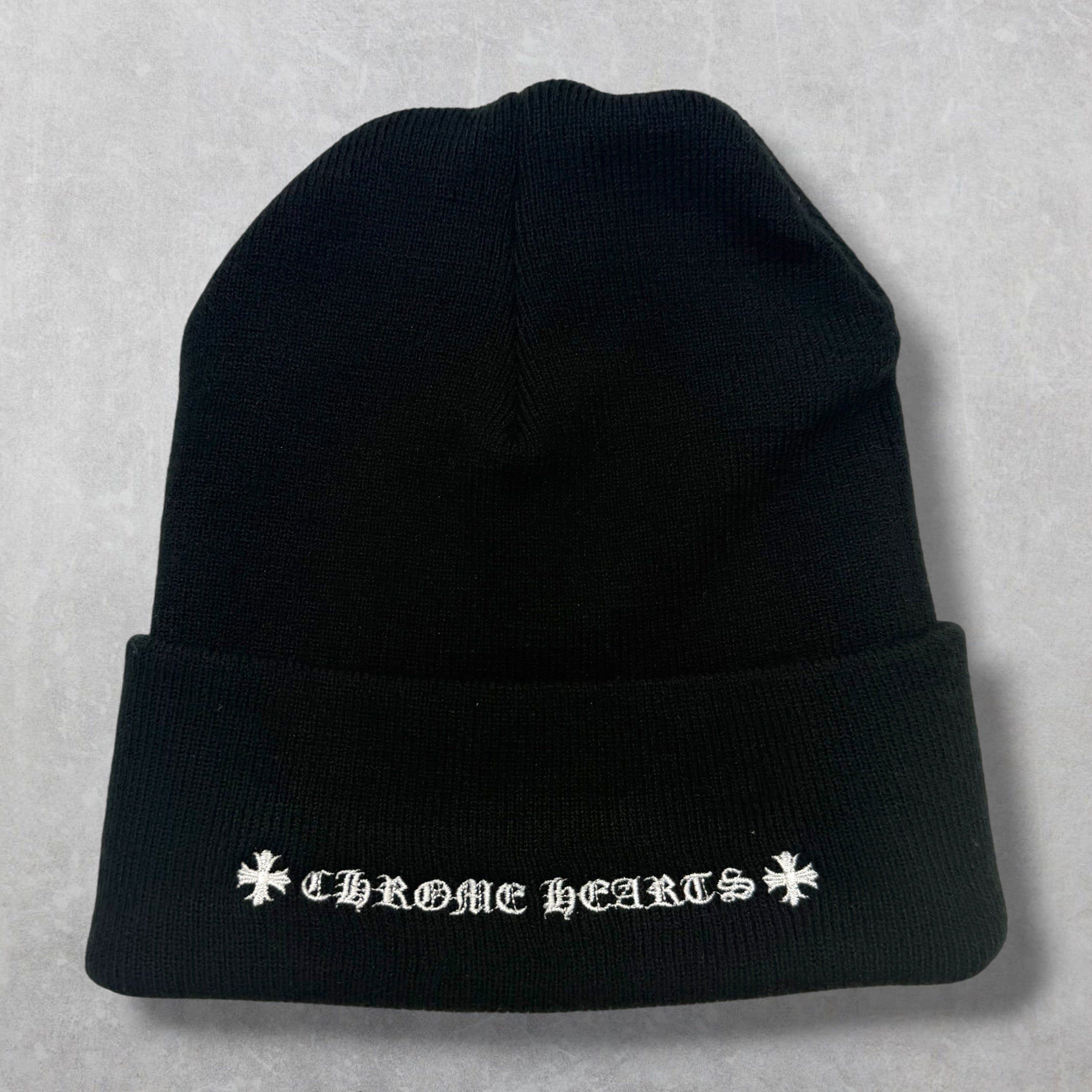 Chrome Hearts Chrome Hearts CH Logo Beanie Black/White Size ONE SIZE - 2 Thumbnail
