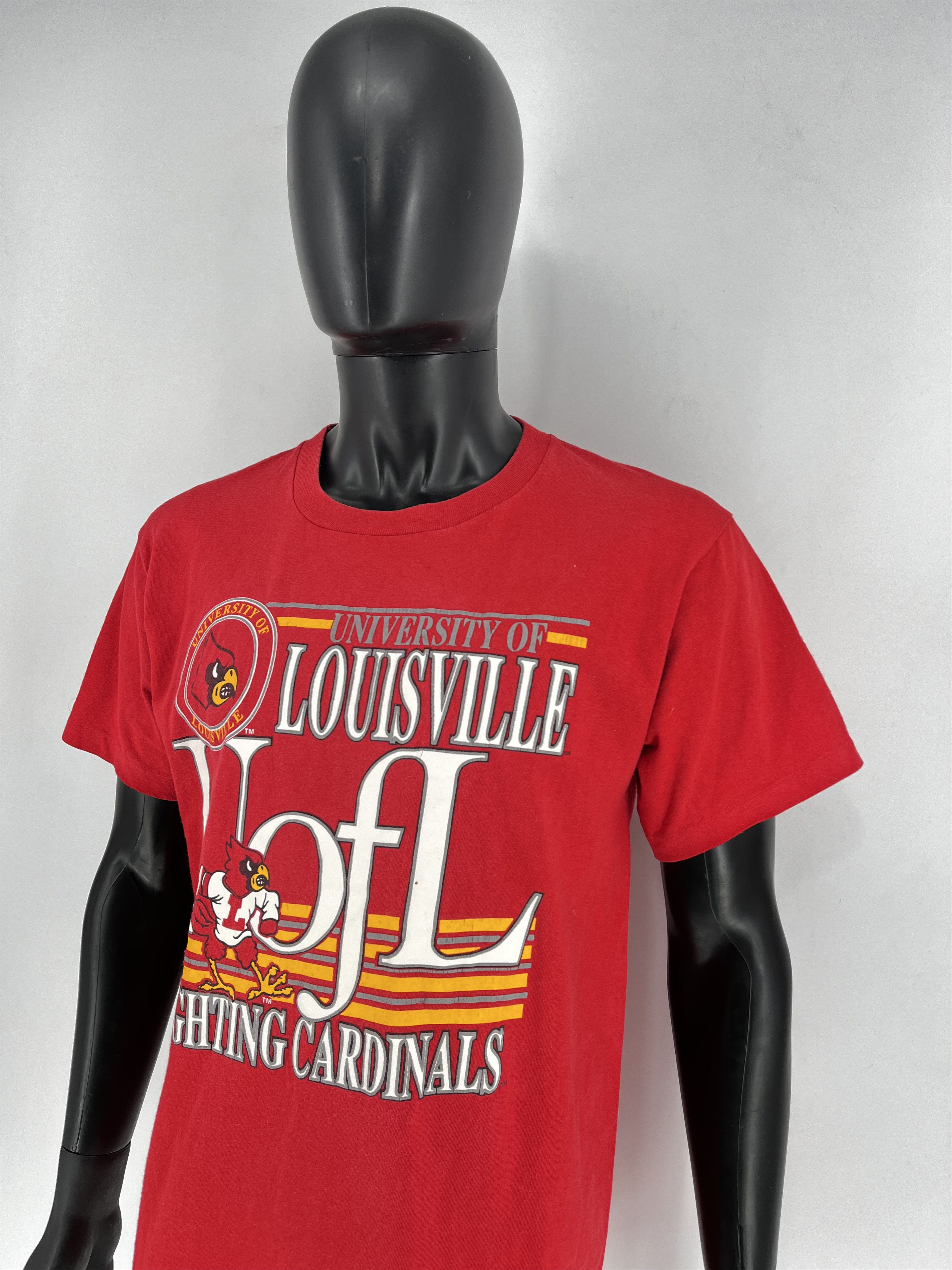 Japanese Brand Vintage Y2K Louisville Fighting Cardinals t-shirts Size US XL / EU 56 / 4 - 4 Thumbnail