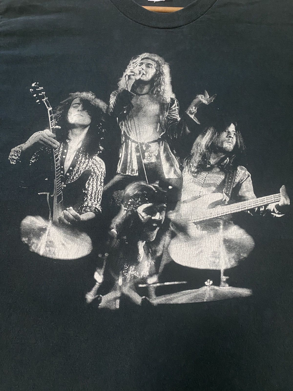 Band Tees × Led Zeppelin × Vintage 💸BINDING OFFER💸VINTAGE LED ZEPPELIN ZOSO SHIRT TEE💥 Size US L / EU 52-54 / 3 - 6 Thumbnail