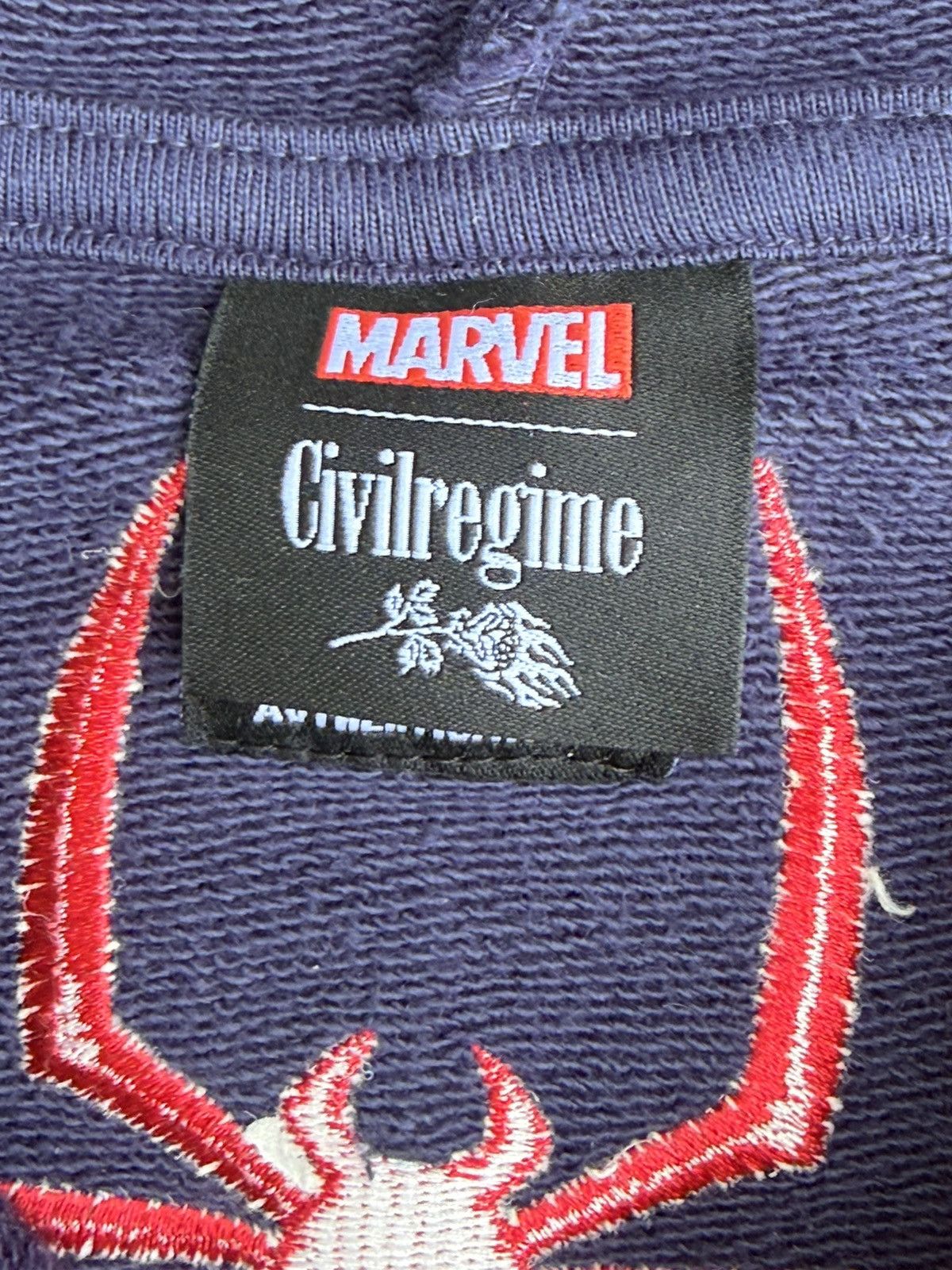Civil Regime × Marvel Comics CIVIL REGIME x Spider-Man Miles Morales Full Zip Up Hoodie Size US XL / EU 56 / 4 - 10 Thumbnail