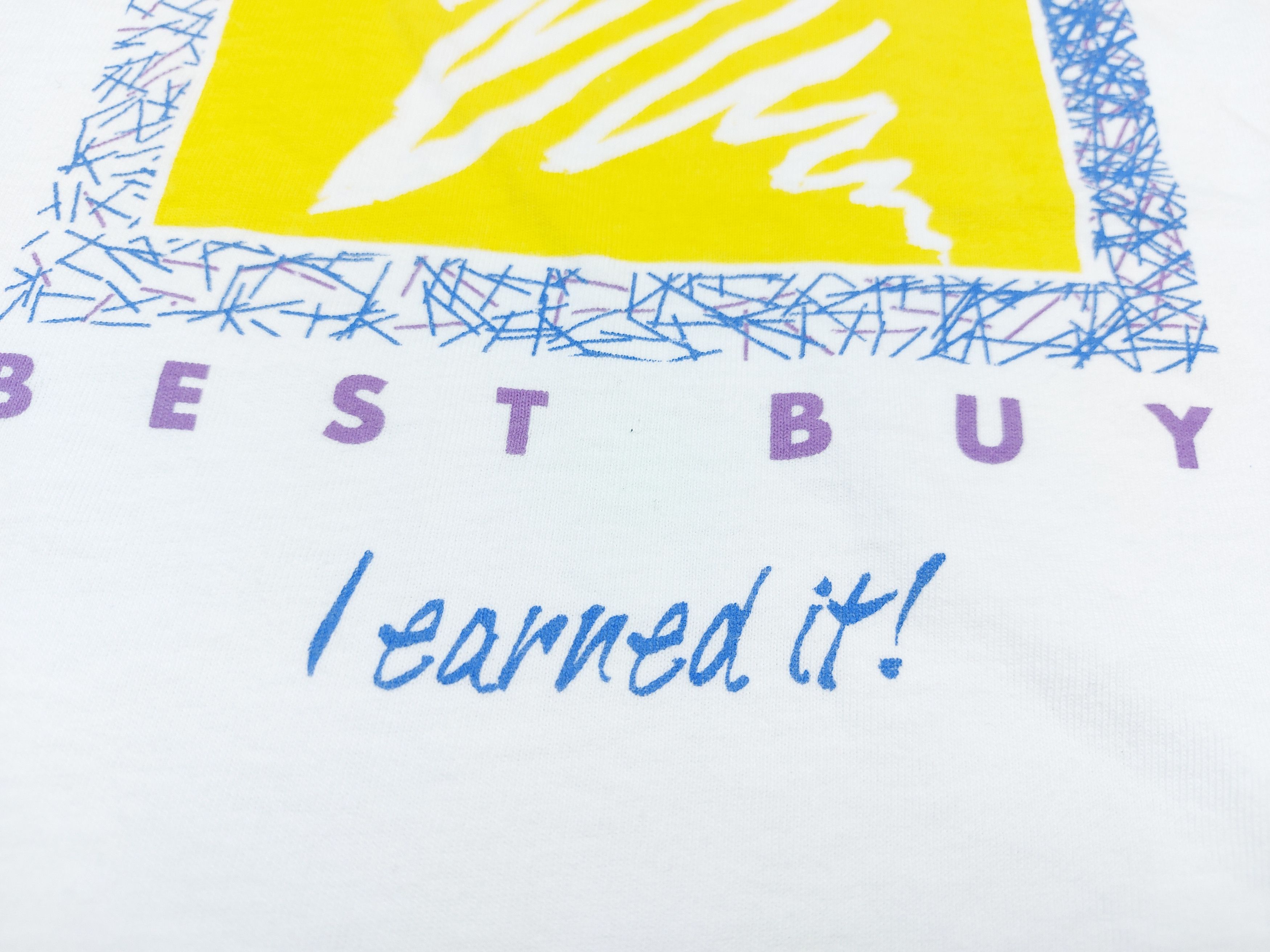 Other Vintage 90s Best Buy Superstores Team i earned it TEE Size US XL / EU 56 / 4 - 4 Thumbnail