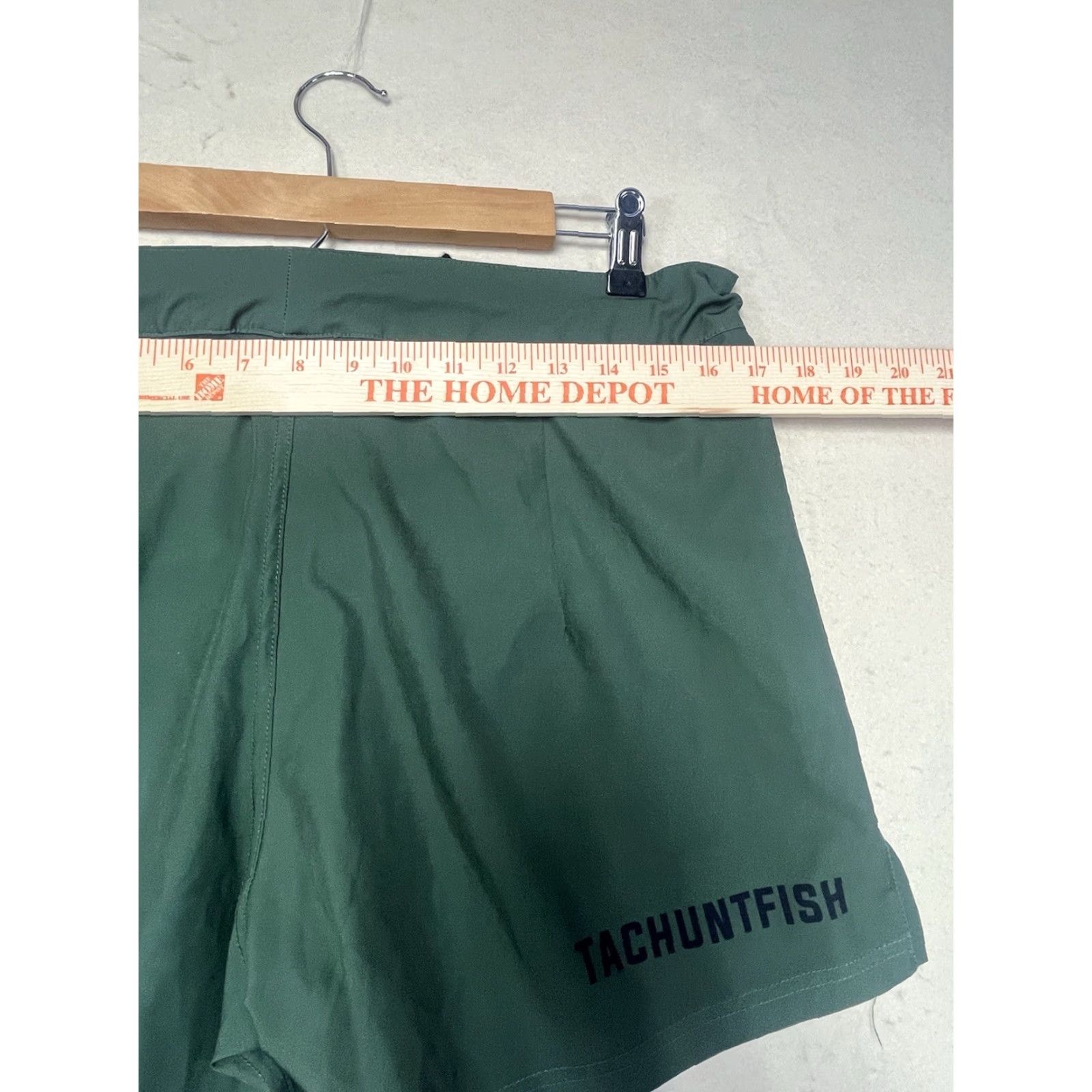 Vintage Tachuntfish Shorts Green Performance Gym Training Running Men's Medium Size US 31 - 3 Thumbnail