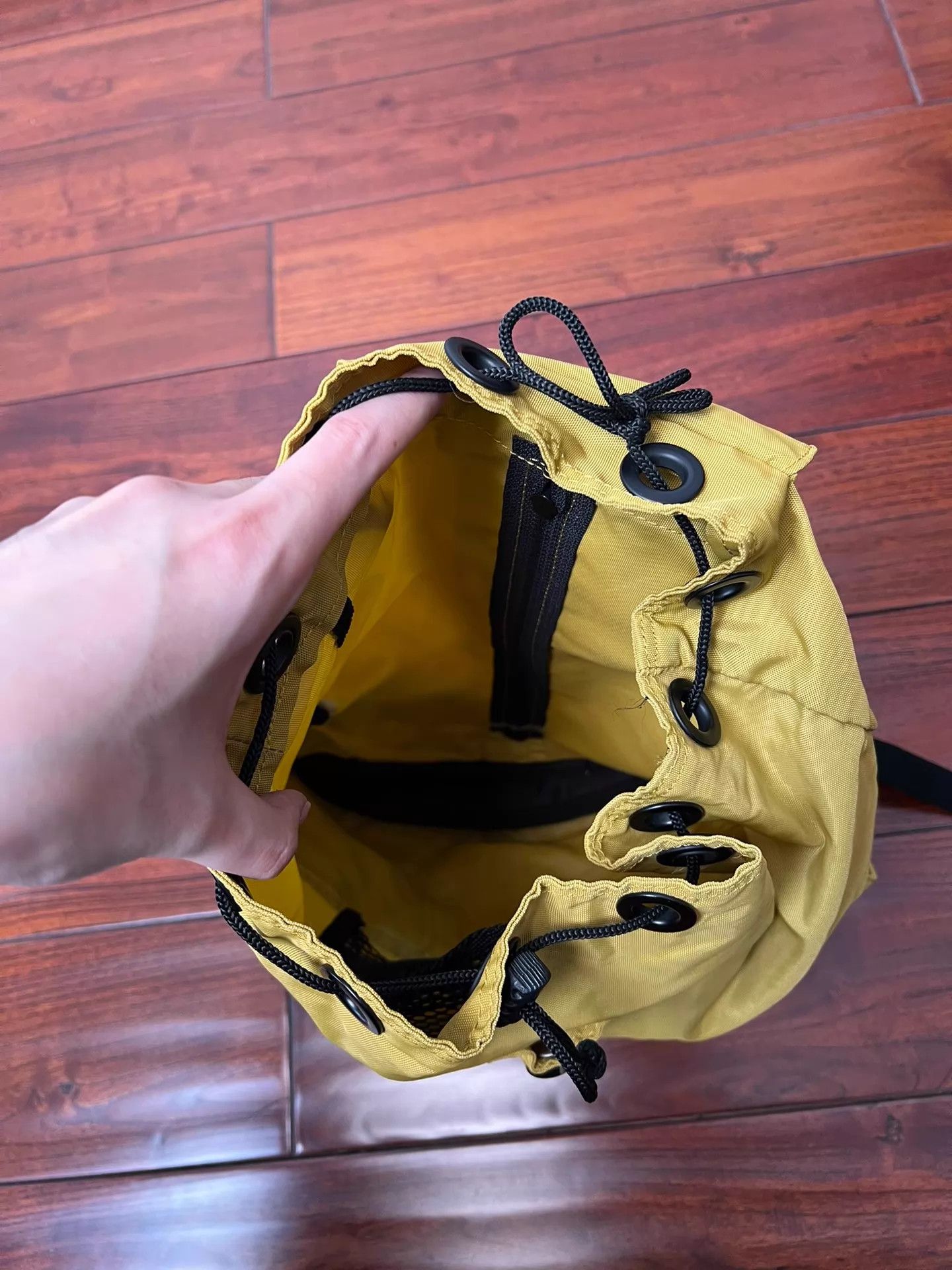 Yohji Yamamoto Yohji Yamamoto Egg Yolk Colorblock 3pkt Backpack Size ONE SIZE - 7 Thumbnail