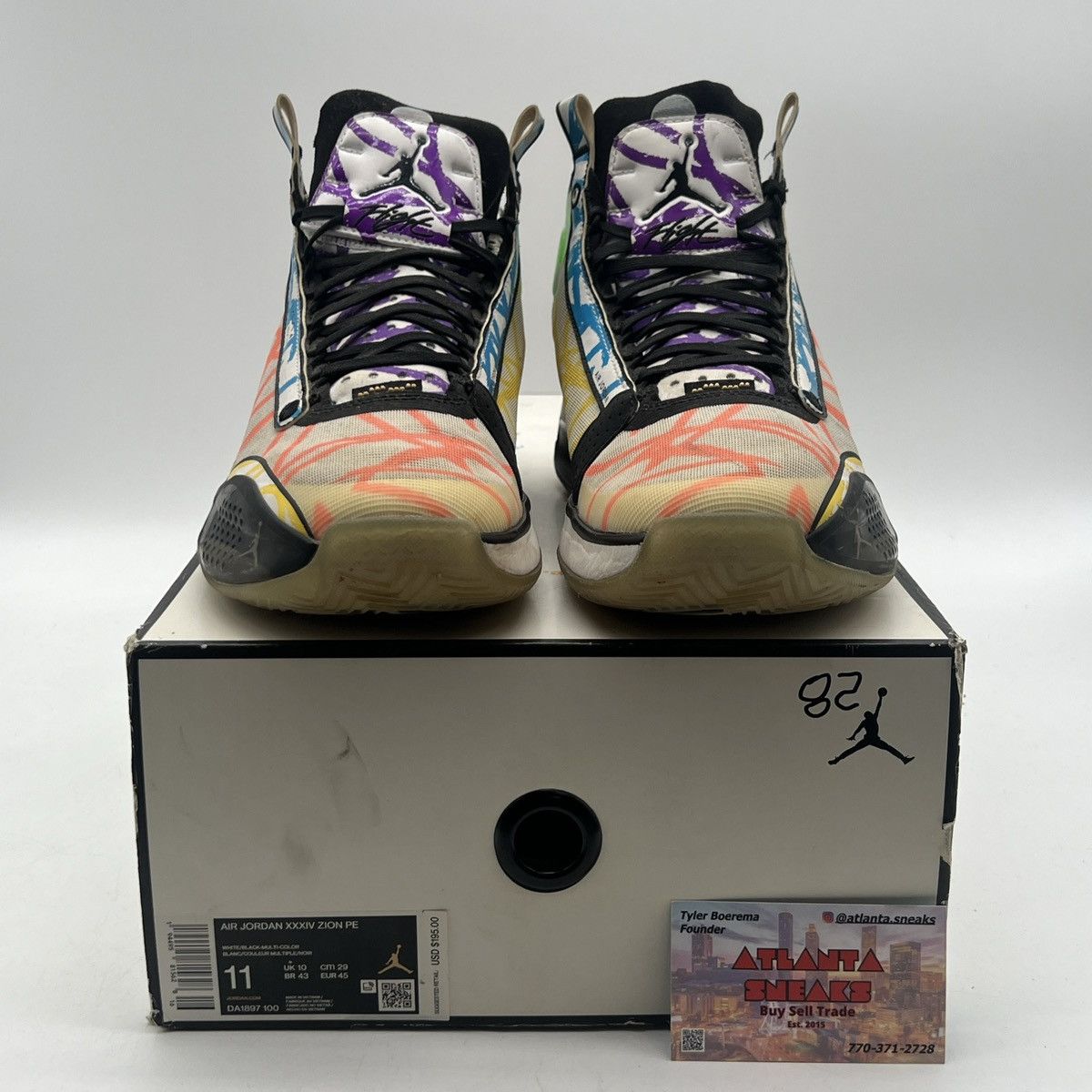 Jordan Brand Zion Williamson x air Jordan 34 Noah Size US 11 / EU 44 - 2 Thumbnail